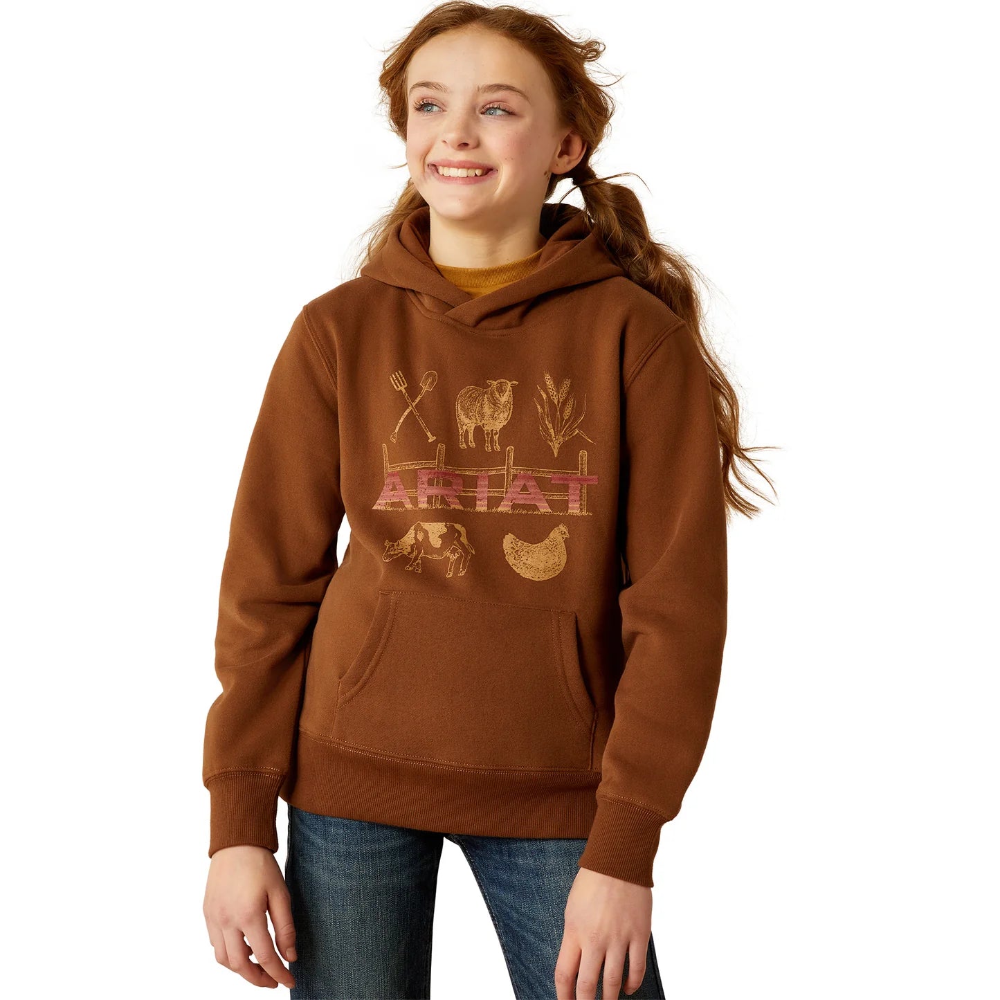Ariat Ranch Collections Hoodie Soft Silt 10053888