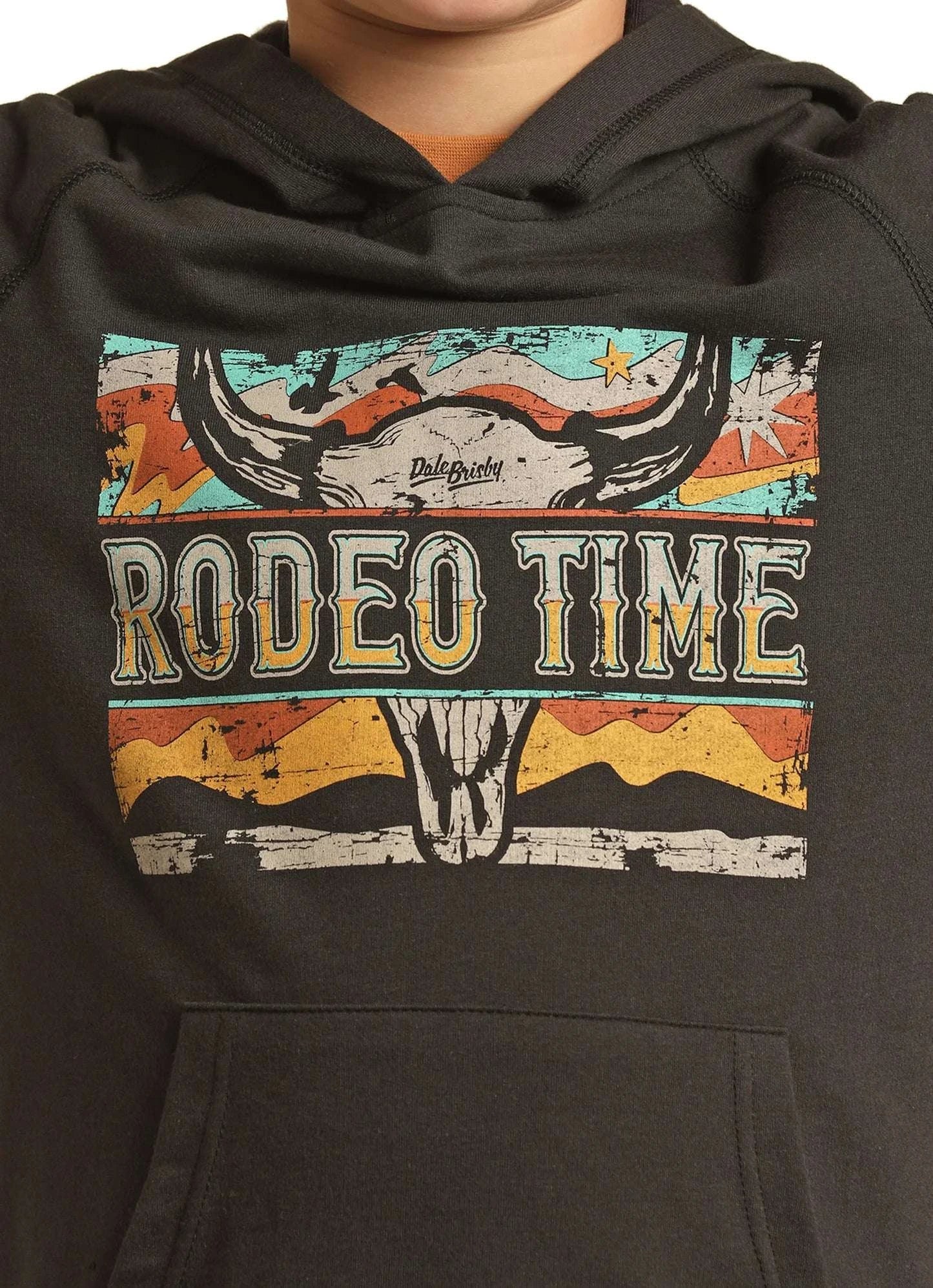 ROCK&ROLL MENS BLACK DALE GRAPHIC HODDIE RRMT94R0J5 Laherradurawwnc.com