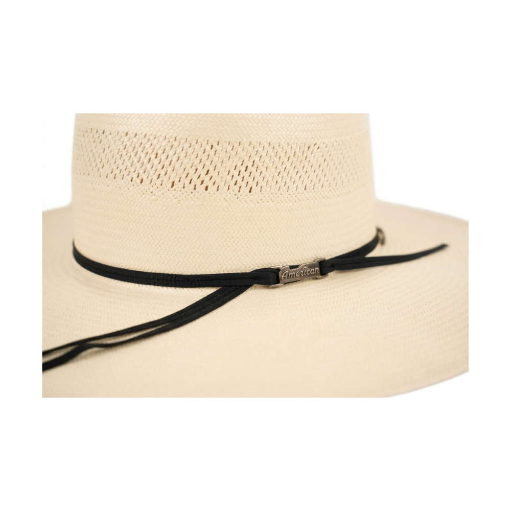 7104 AMERICAN HAT OPEN CROWN STRAW HAT STYLE