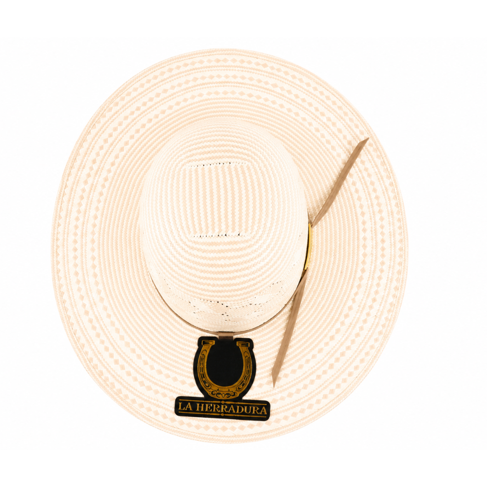 HERRADURA STRAW HAT 300X PANAL BICOLOR OPEN CROWN