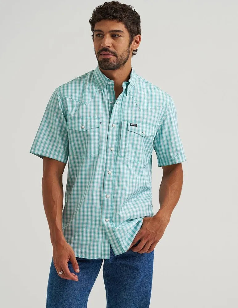 MEN'S WRANGLER ALL TERRAIN GEAR GEOMETRIC GREEN - 112375131