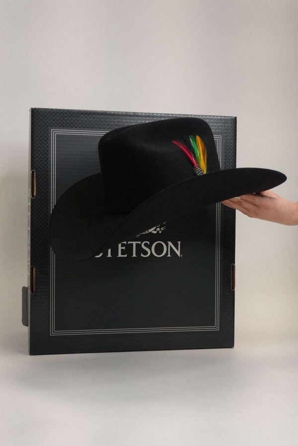 STETSON 10X SHASTA BLACK Copa Chica