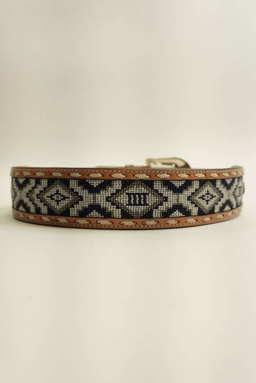 LA HERRADURA BELT AZTEC NAVY BLUE/WHITE NEW DESIGN Laherradurawwnc.com