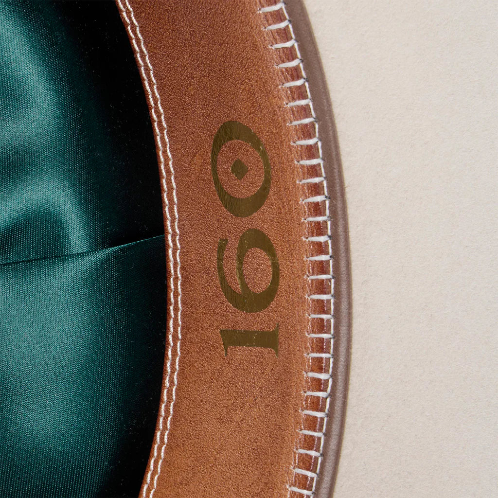 STETSON 100X THE GOLDEN EAGLE SILVERBELLY COPA ALTA PREMIUM FELT HAT