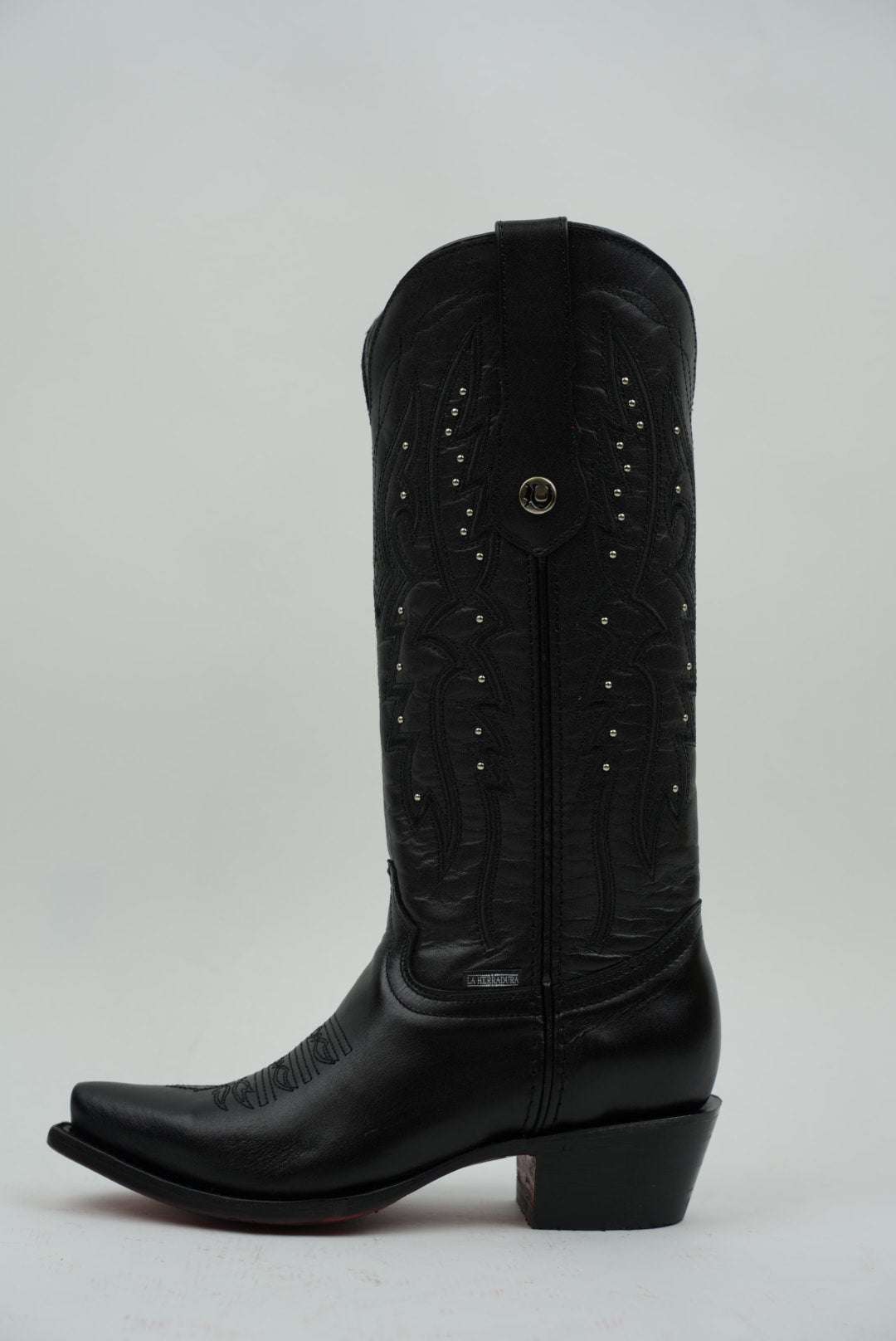 LA HERRADURA WOMEN ALEXA BEIRUT BLACK RED BOTTOM SNIP TOE Laherradurawwnc.com