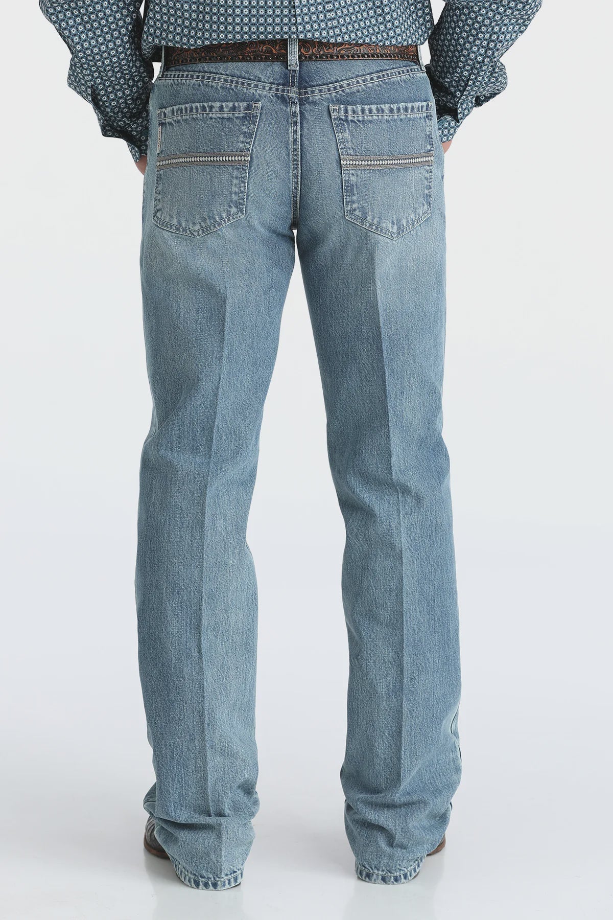 MENS CINCH JEAN GRANT IND RELAXED FIT LIGTH STONE MB33037001