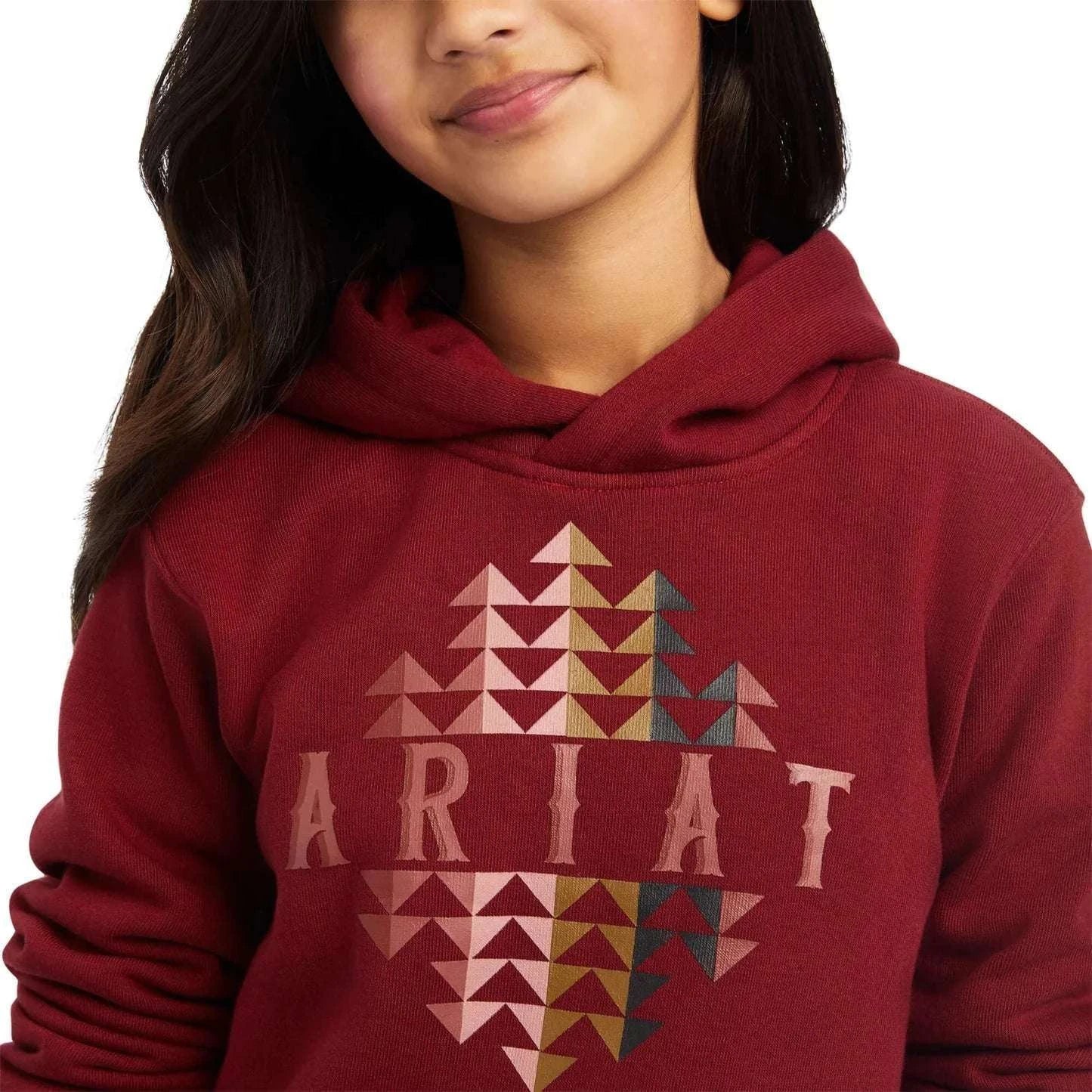 Ariat Real Bartooth hoodie Rouge red 10041654 Laherradurawwnc.com