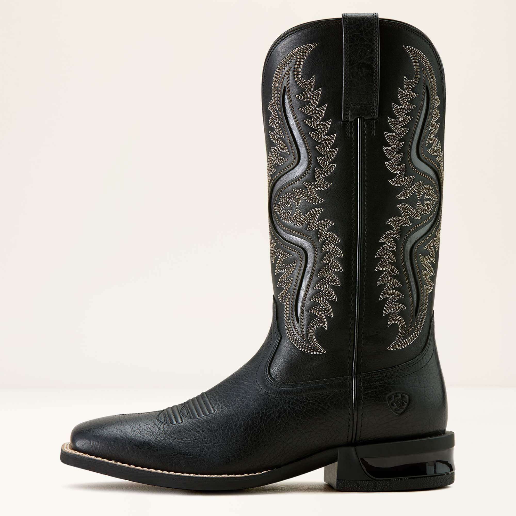 ARIAT MEN BOOT CAPTIVATE BLACK OUT / SUPPLE BLACK WIDE SQUARE TOE 10064045 Laherradurawwnc.com