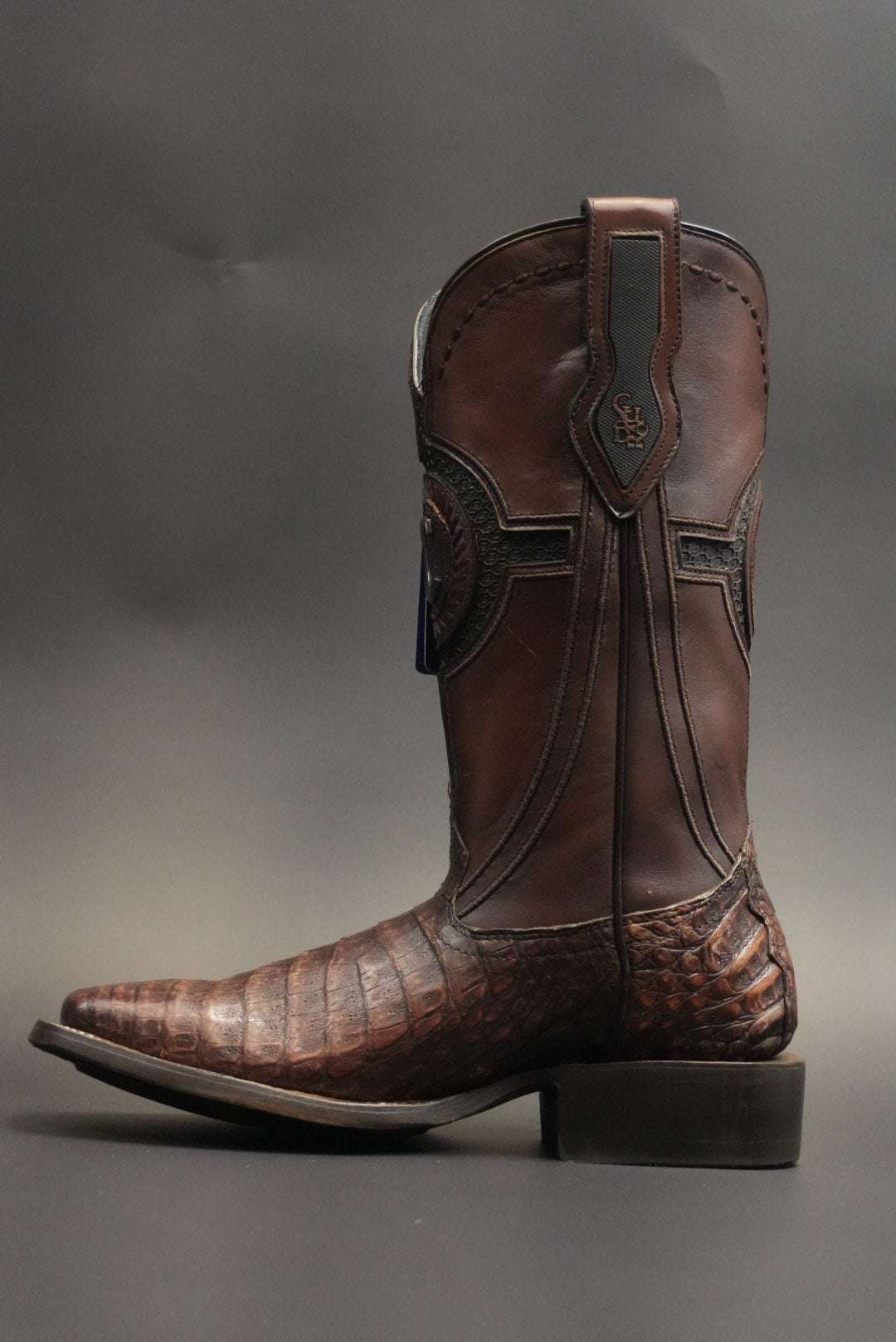 CUADRA MENS BOTA DE FUSCUS LOMO BELLY Y BALTICO CAFE SQ. TOE CU975 Laherradurawwnc.com
