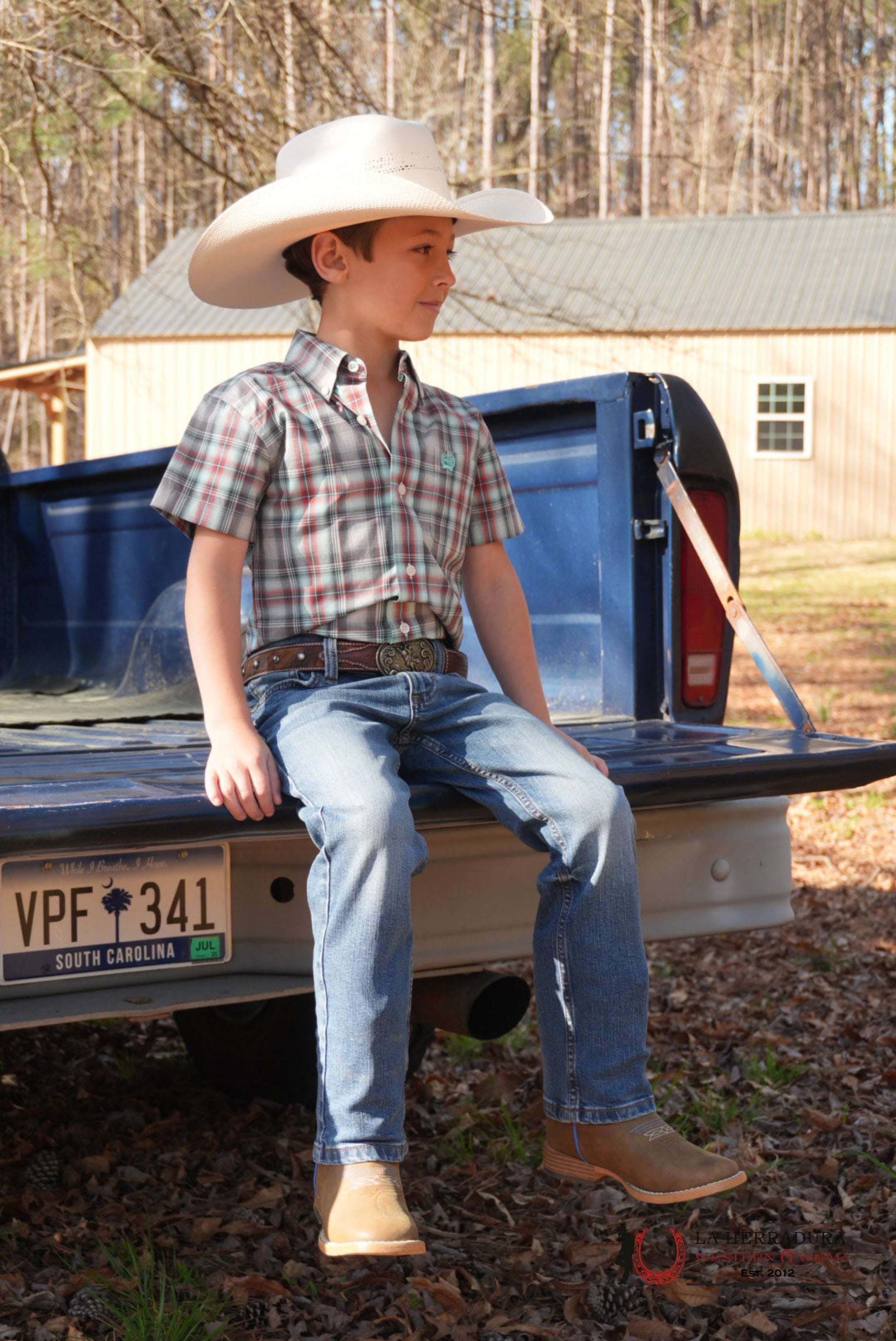 CINCH BOYS GEOMETRIC MULTICOLOR STYLE MTW7140030 Laherradurawwnc.com