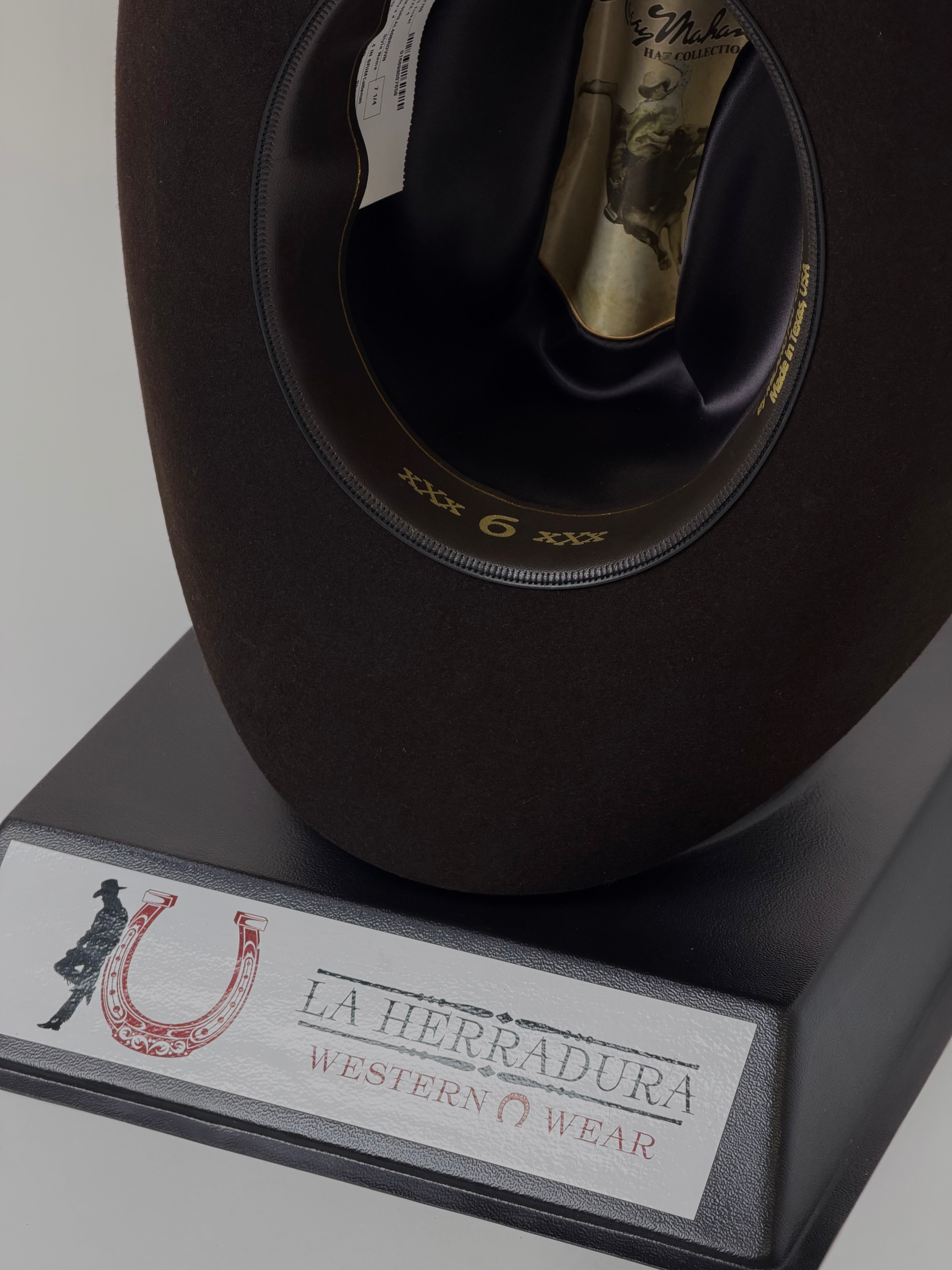 LARRY MAHAN´S 6X GORRAS COYBOY NEGRAS REALES