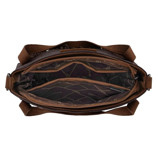 WRANGLER WOMEN’S STITCH FRINGE TWO TONE/CROSSBODY - ROCK’EM WG162-8136CF