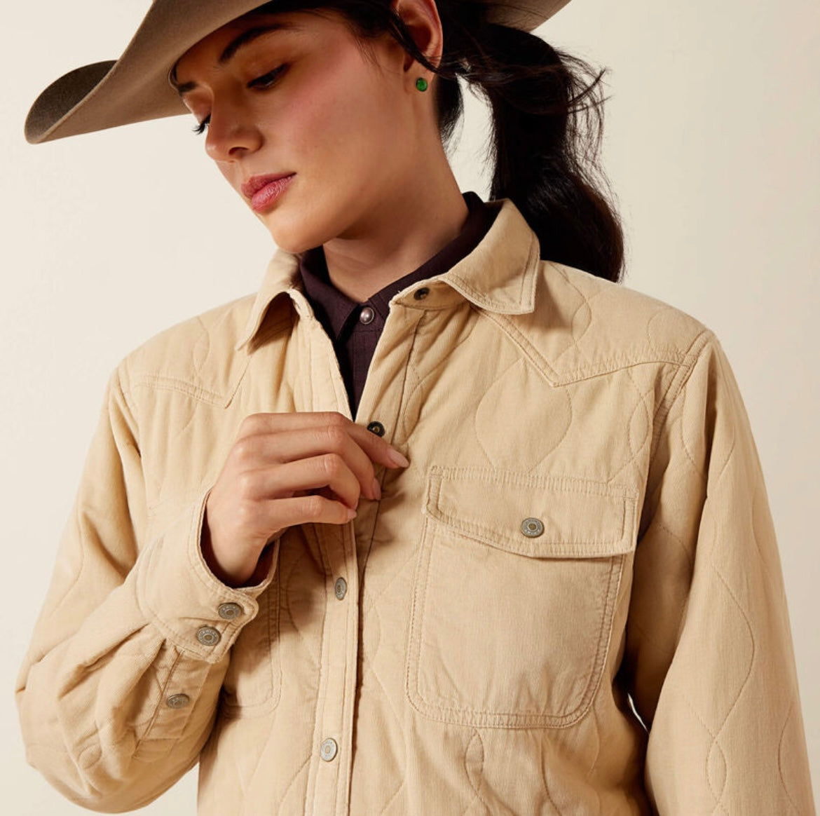ARIAT WOMEN OBISPO LIGHTWEIGHT JACKET IRISH CREAM 10079340