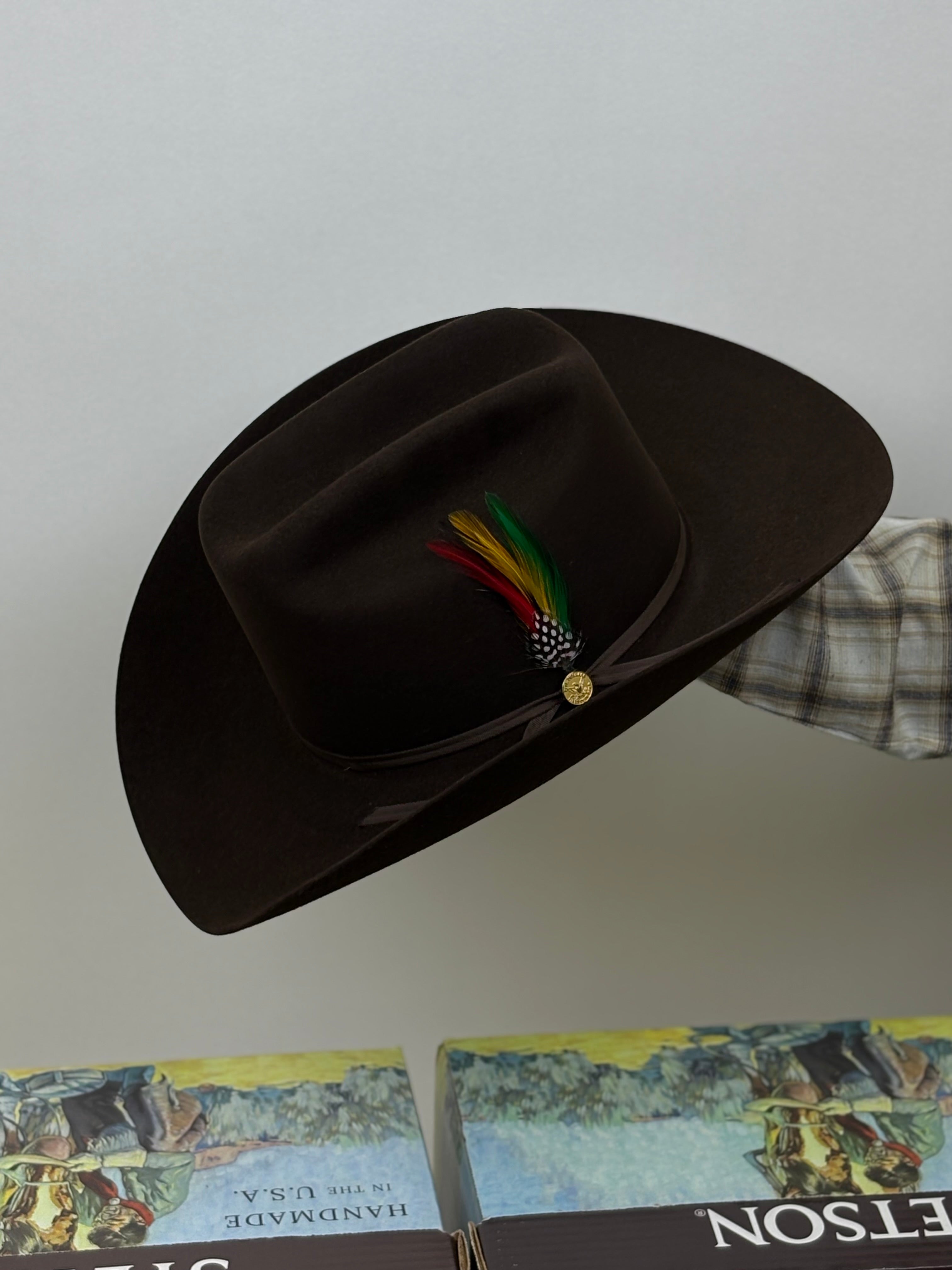 STETSON 6X CHOCOLATE COPA ALTA EDICION ESPECIAL 160TH ANNIVERSARIO