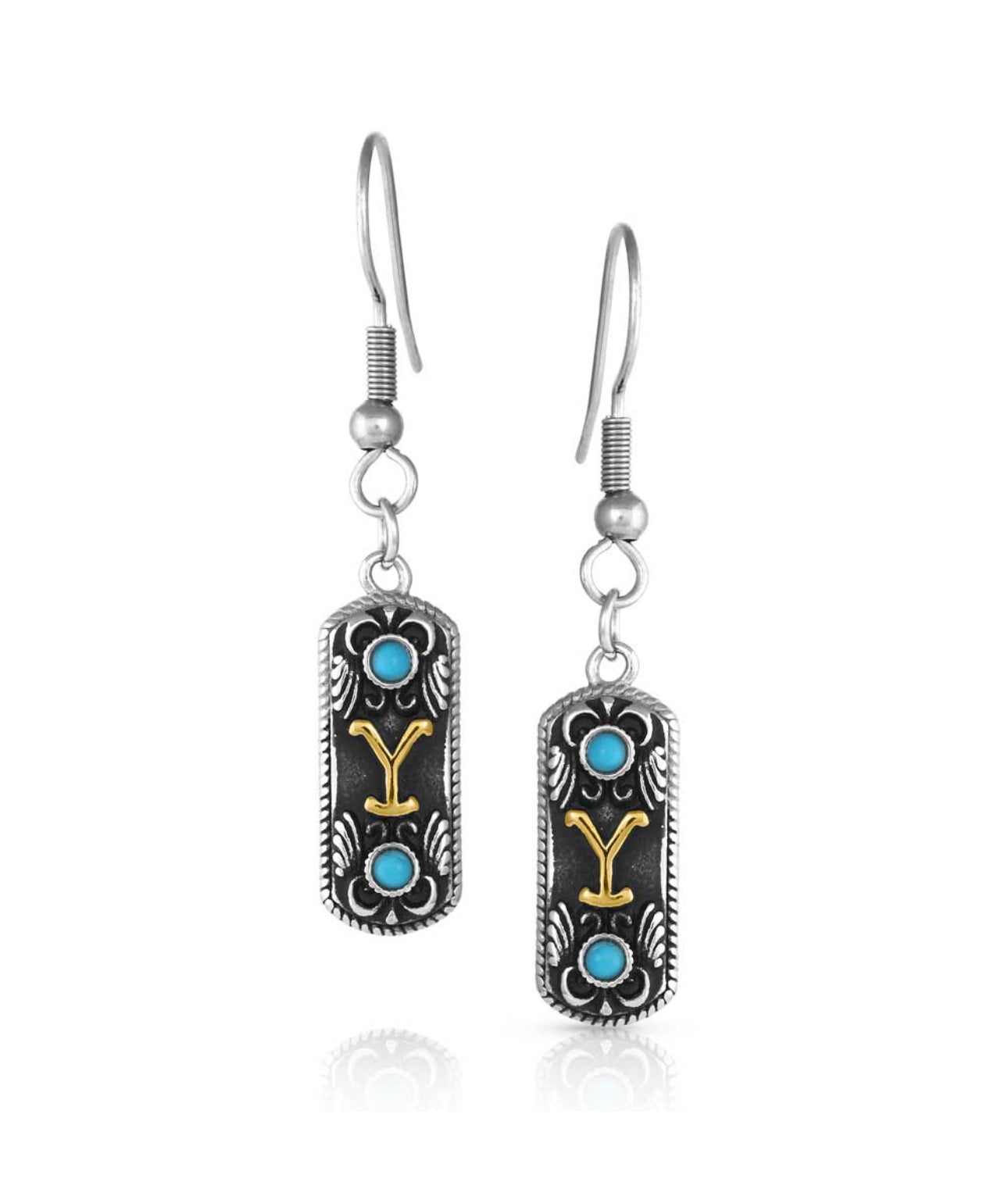 Montana Silversmith traditions of yelTurq earring