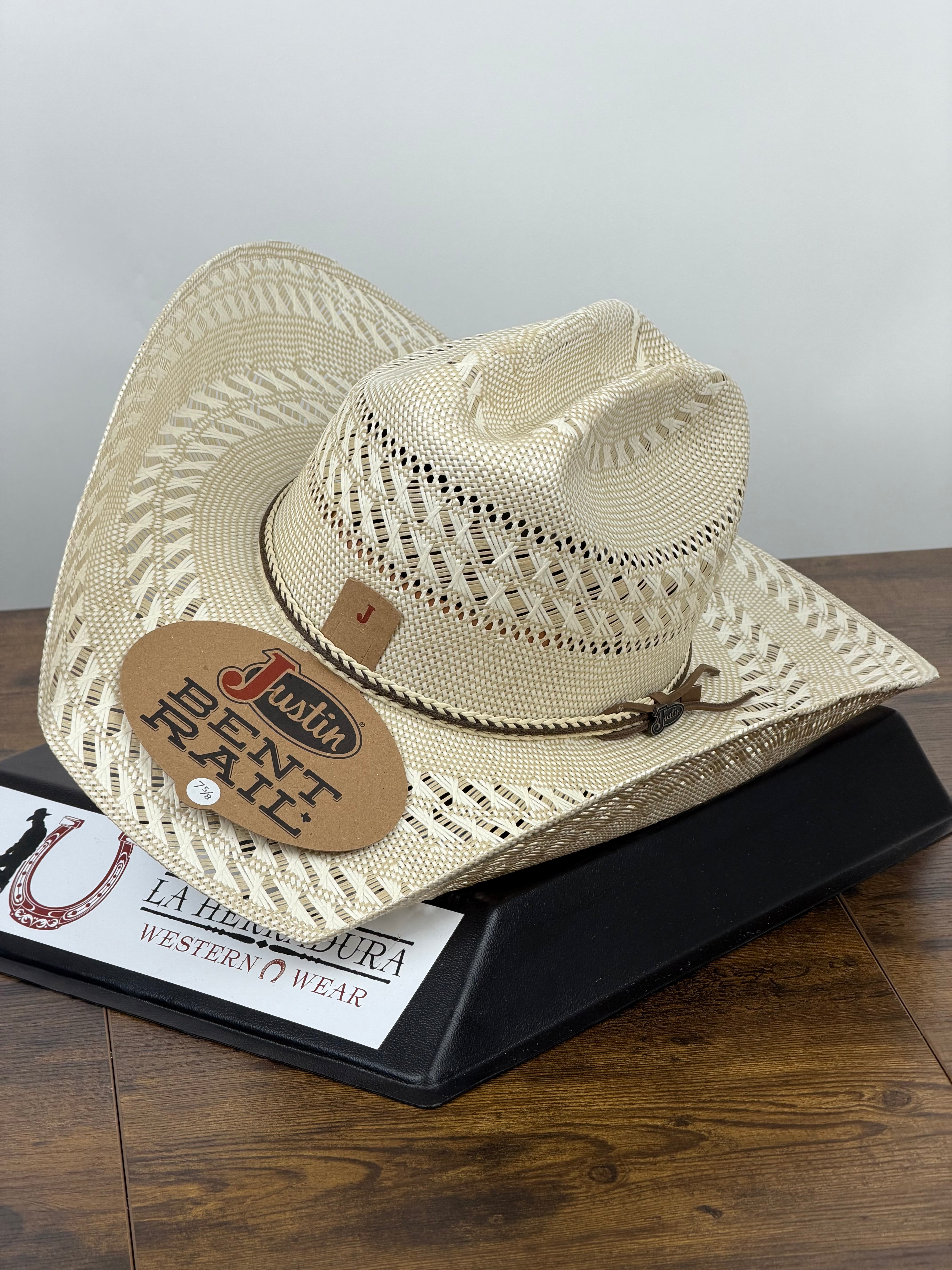 JUSTIN GARRETT TNIVY 4 1/2 STRAW HAT JS2556GRET44