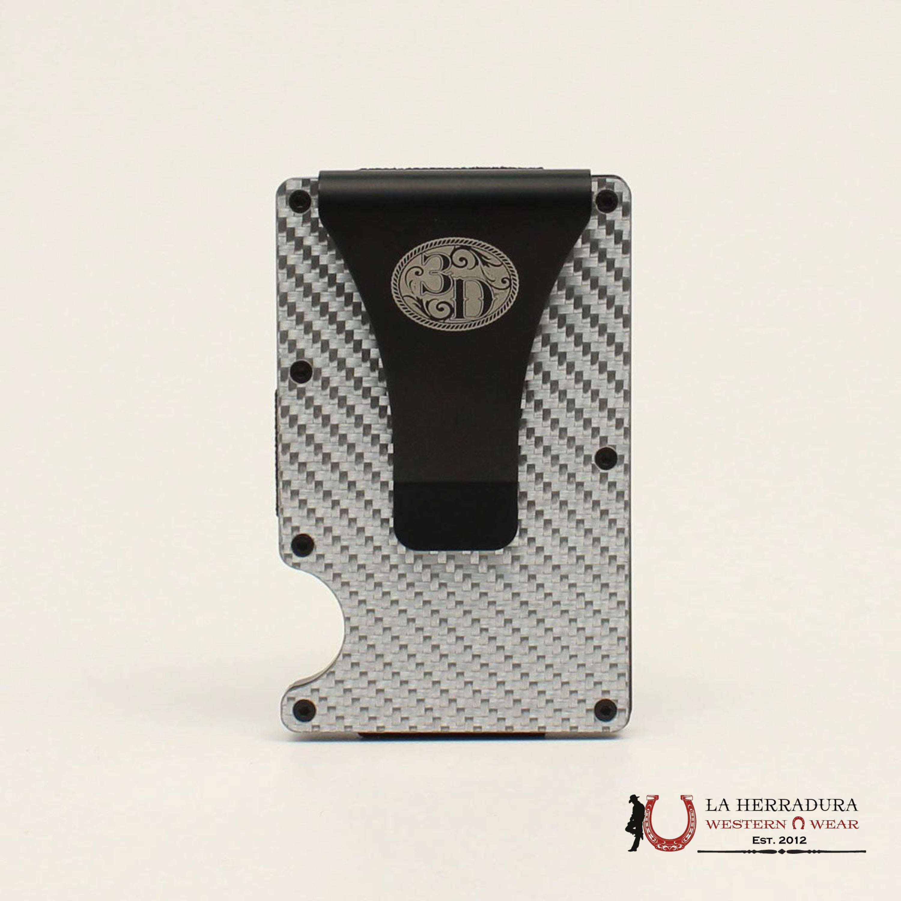3D MENS SILVER UTILITY WALLET- D250002406 ACCESORIOS