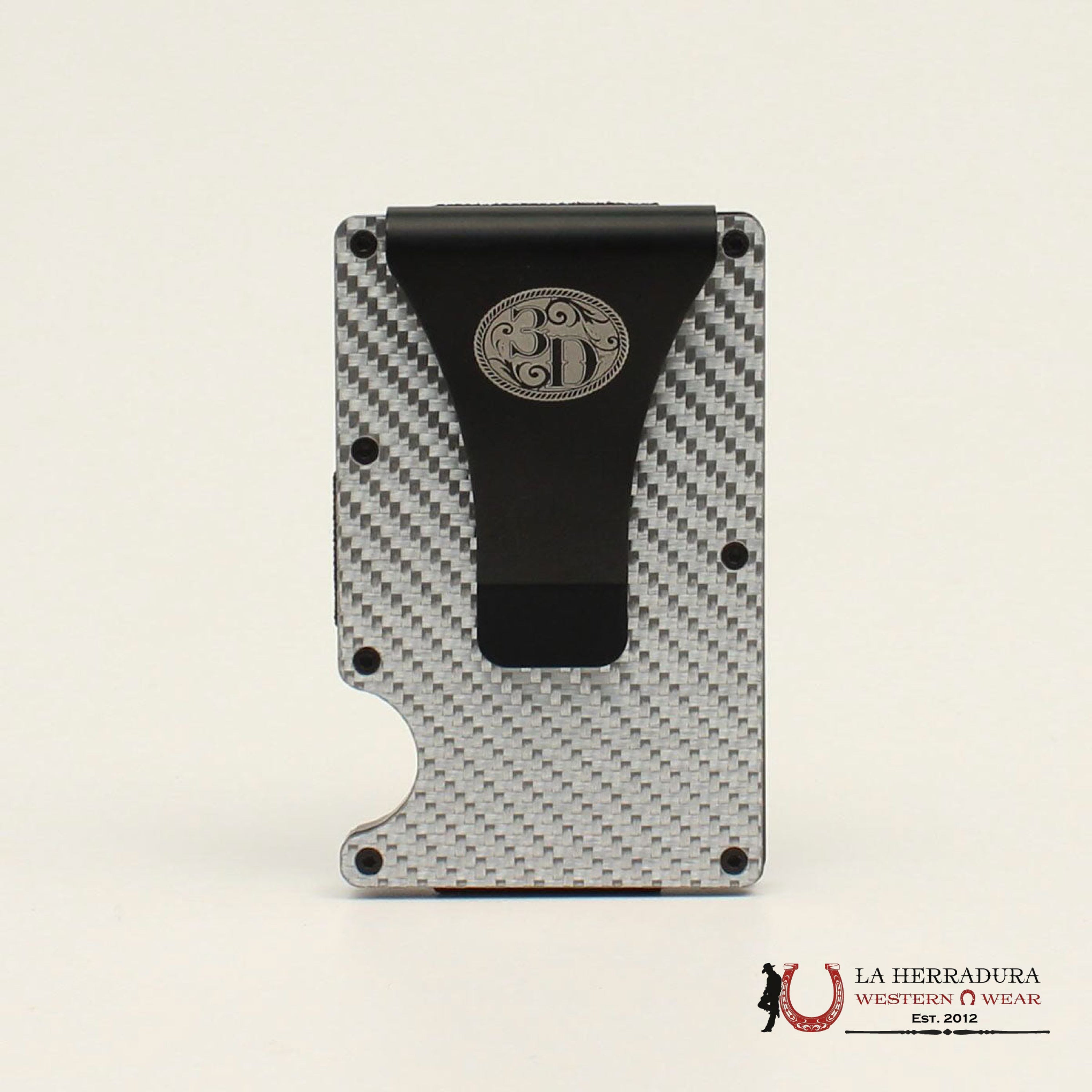 3D MENS SILVER UTILITY WALLET- D250002406 ACCESORIOS