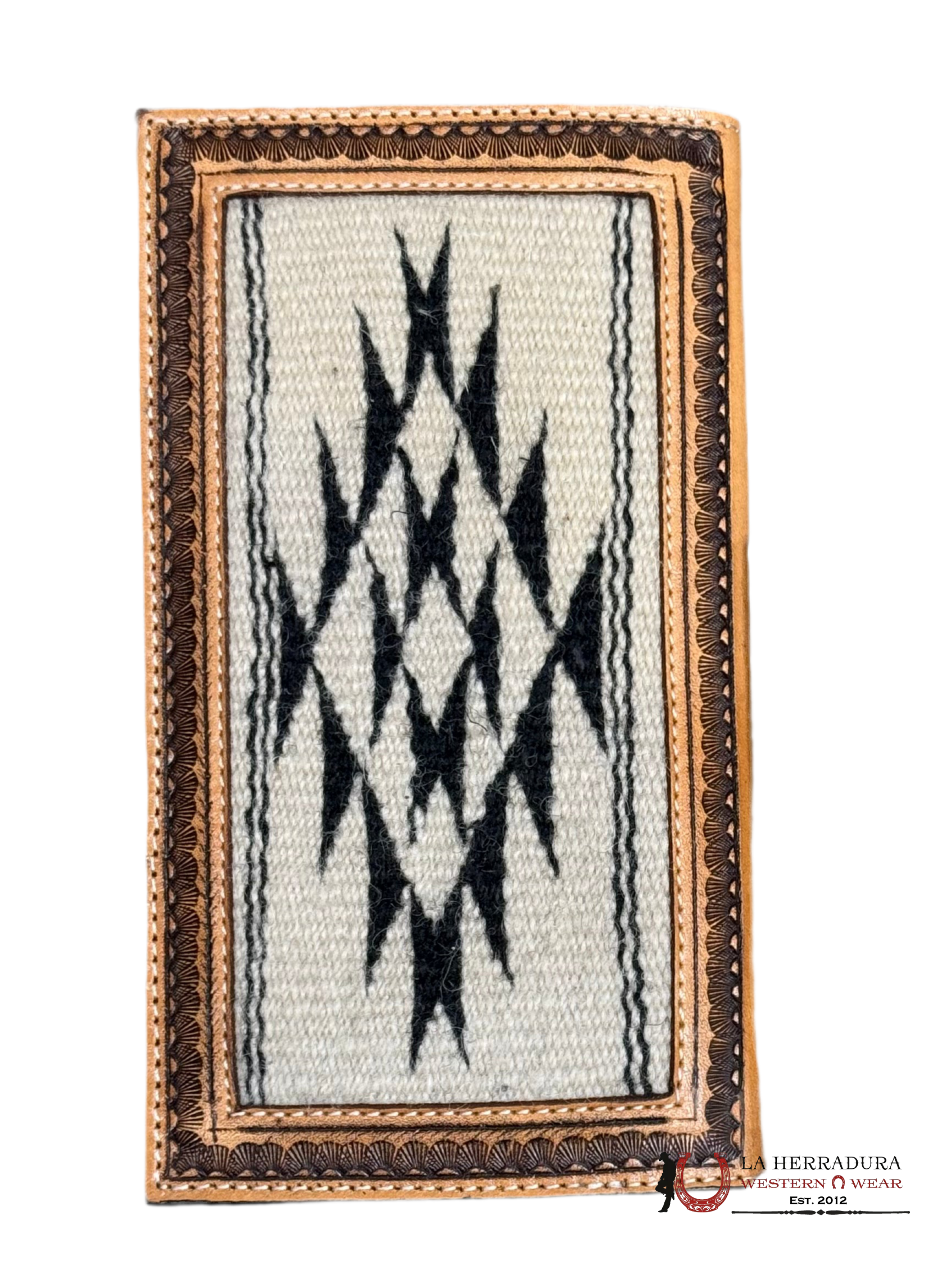 3D RODEO WALLETS TOP GRAIN LEATHER HAND TOOLED D250004760 ACCESORIOS