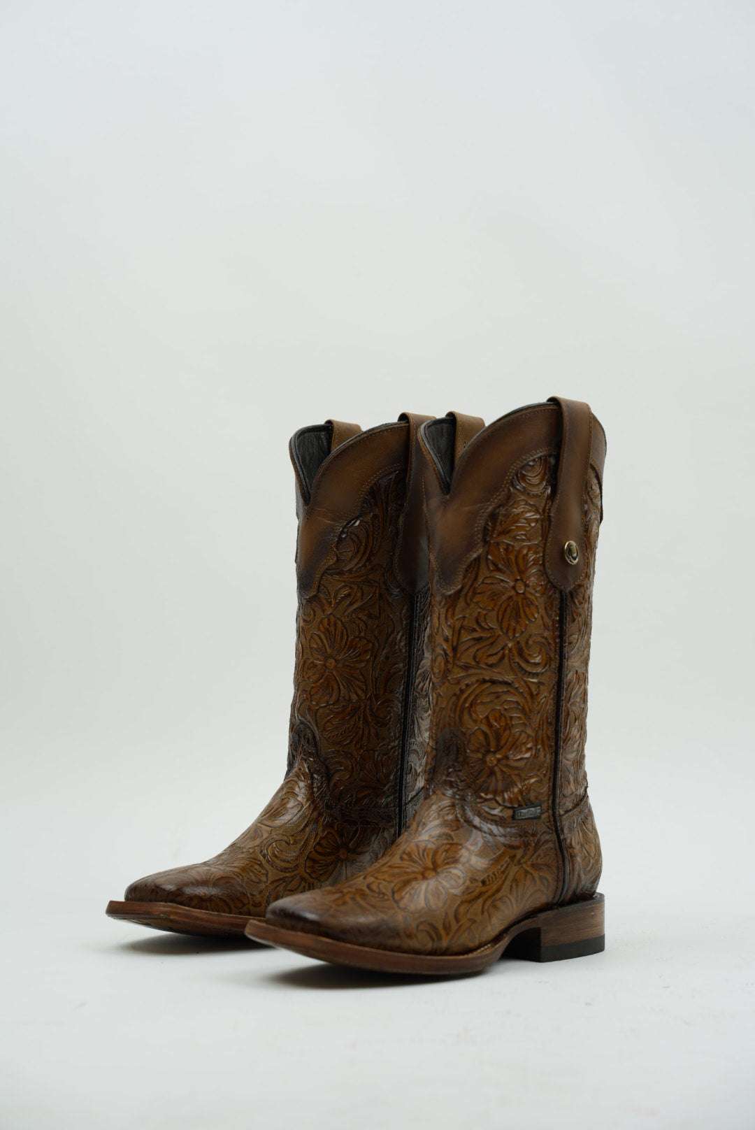 LA HERRADURA WOMEN MILA CINCELADO MIEL SQ TOE Laherradurawwnc.com