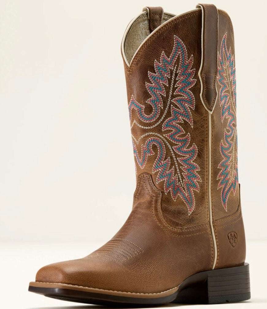 WOMENS BOOT CANYON POINT MESA BROWN WIDE SQUARE 10074304 Laherradurawwnc.com