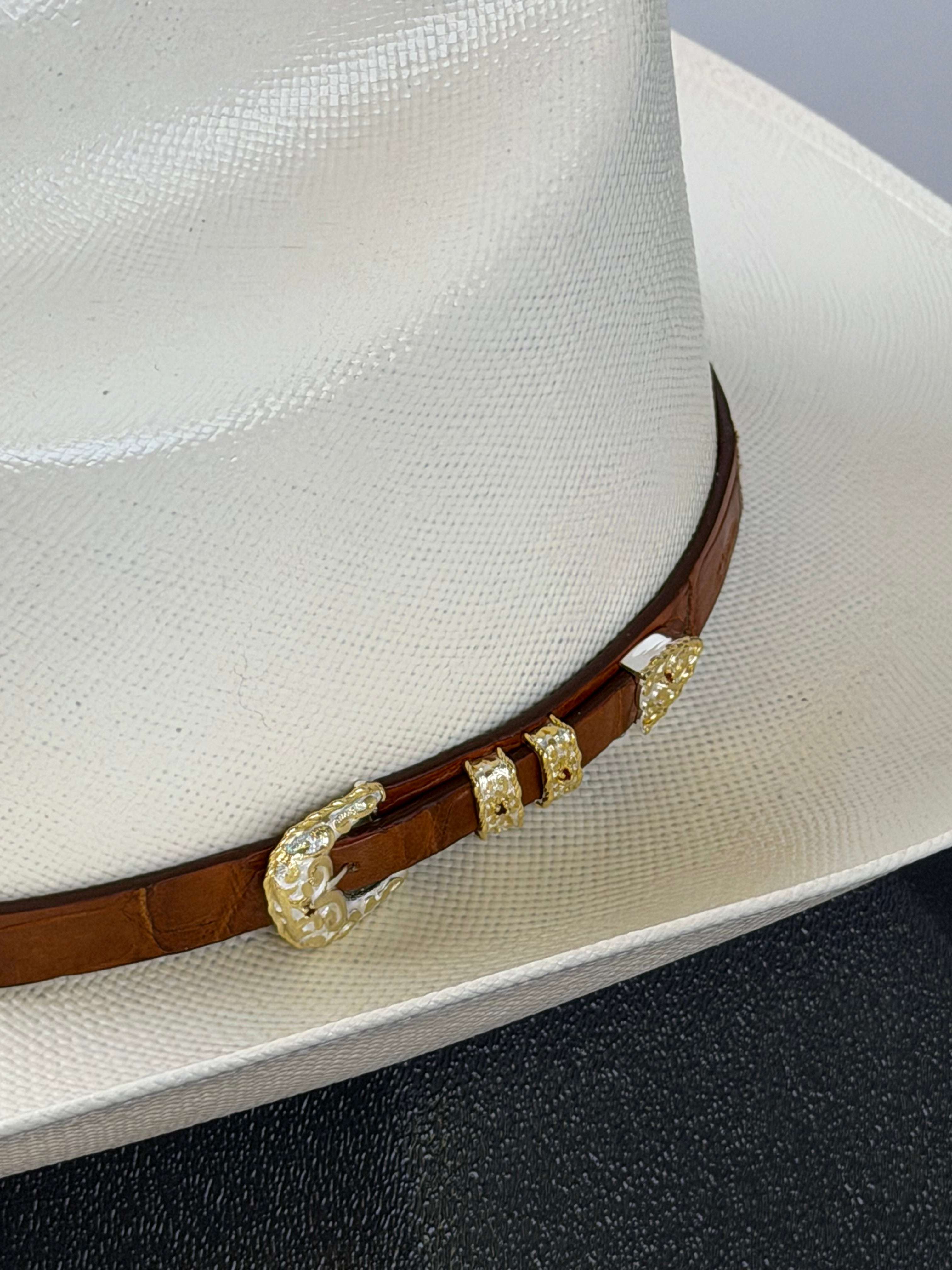 LARRY MAHAN 1000X EL MEJOR COGNC 3 1/2’ STRAW HAT Laherradurawwnc.com