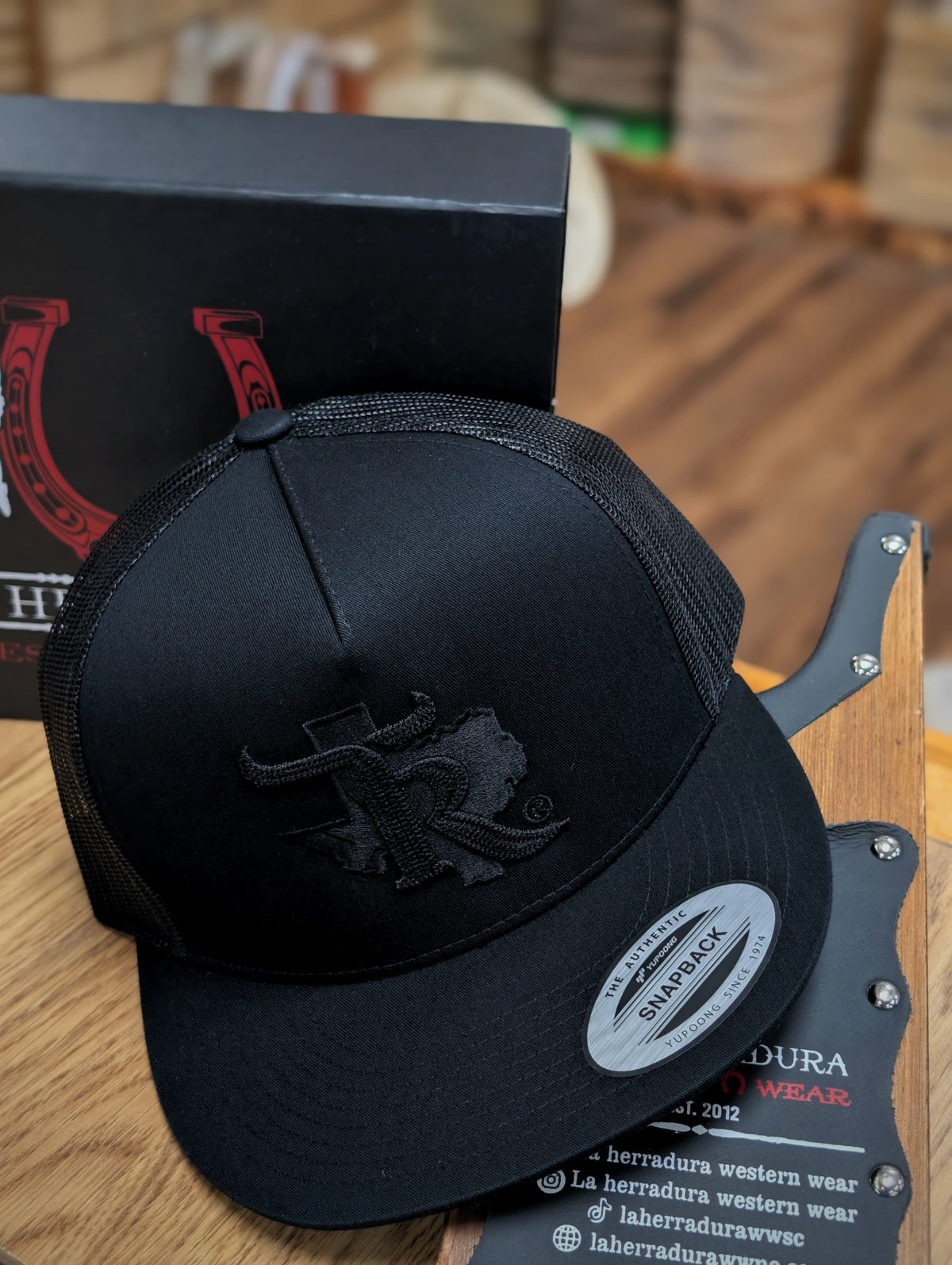 TEXAS RANCH CAP TOTAL BLACK