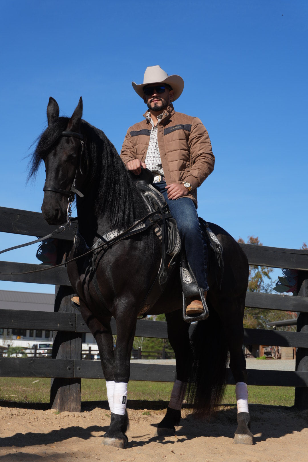 HOOEY MENS BAFF SHITAKE BROWN PUFFER FULL ZIP JACKET HJ147BR