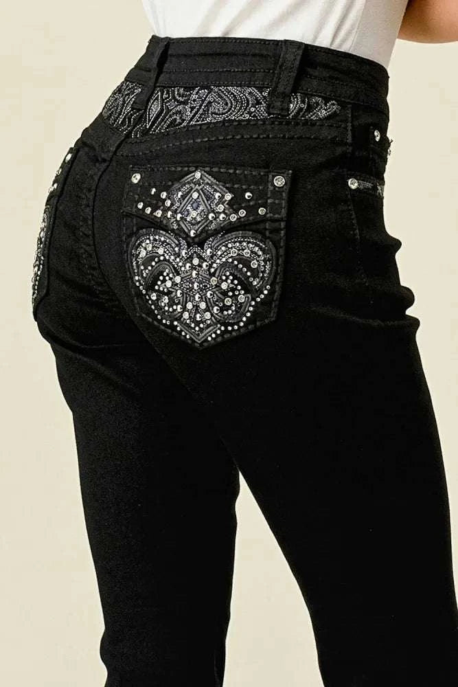 WESTFIELD EAGLE DARK BLACK JEAN WF-006 Laherradurawwnc.com