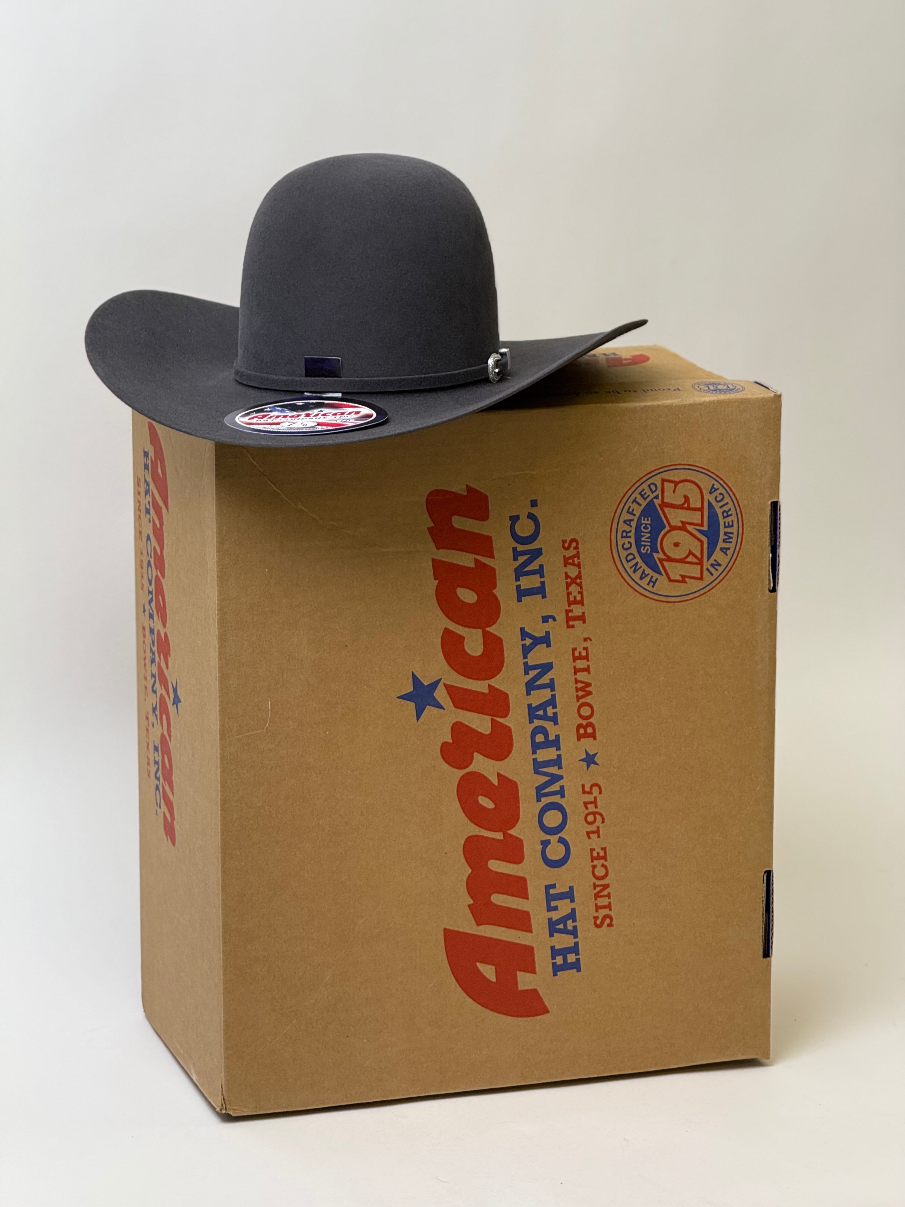 7X American Felt Hat Steel Open Crown