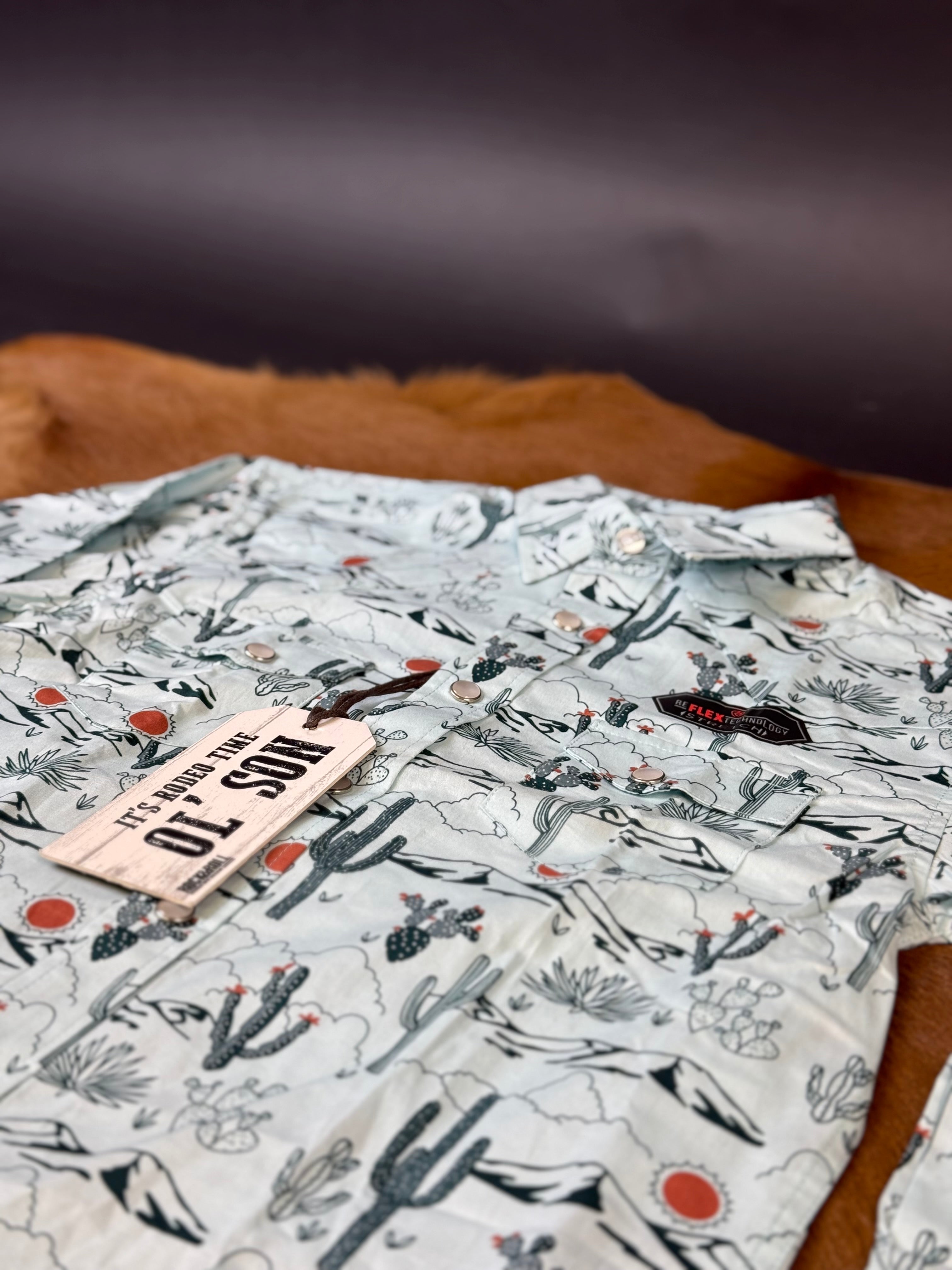 ROCK&ROLL BOY LS CONVERSATIONAL DALE SNAP MINT -RRBSOSR0Q7