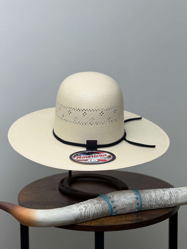 SOMBRERO DE PAJA ABIERTO AMERICAN HAT 7210 ESTILO