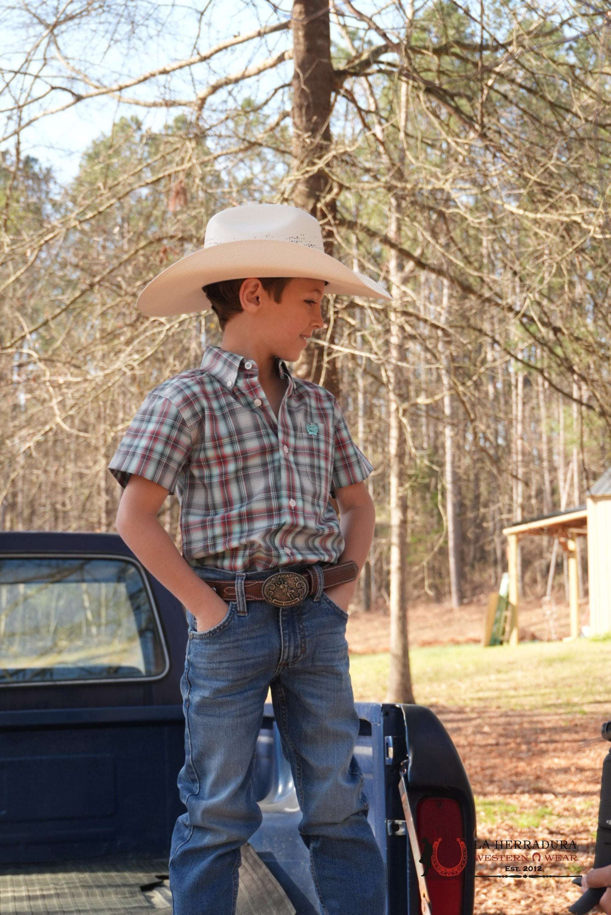 CINCH BOYS GEOMETRIC MULTICOLOR STYLE MTW7140030 Laherradurawwnc.com