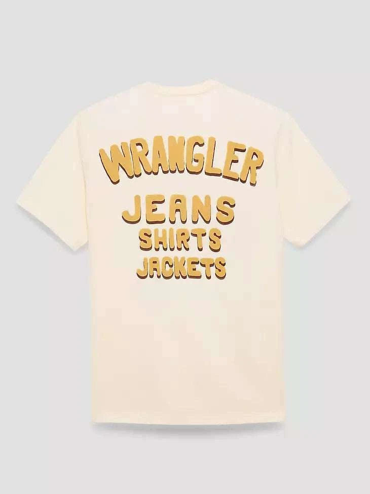 MEN'S WRANGLER GOLDEN BRONC DUAL GRAPHIC T-SHIRT 112375759 Laherradurawwnc.com