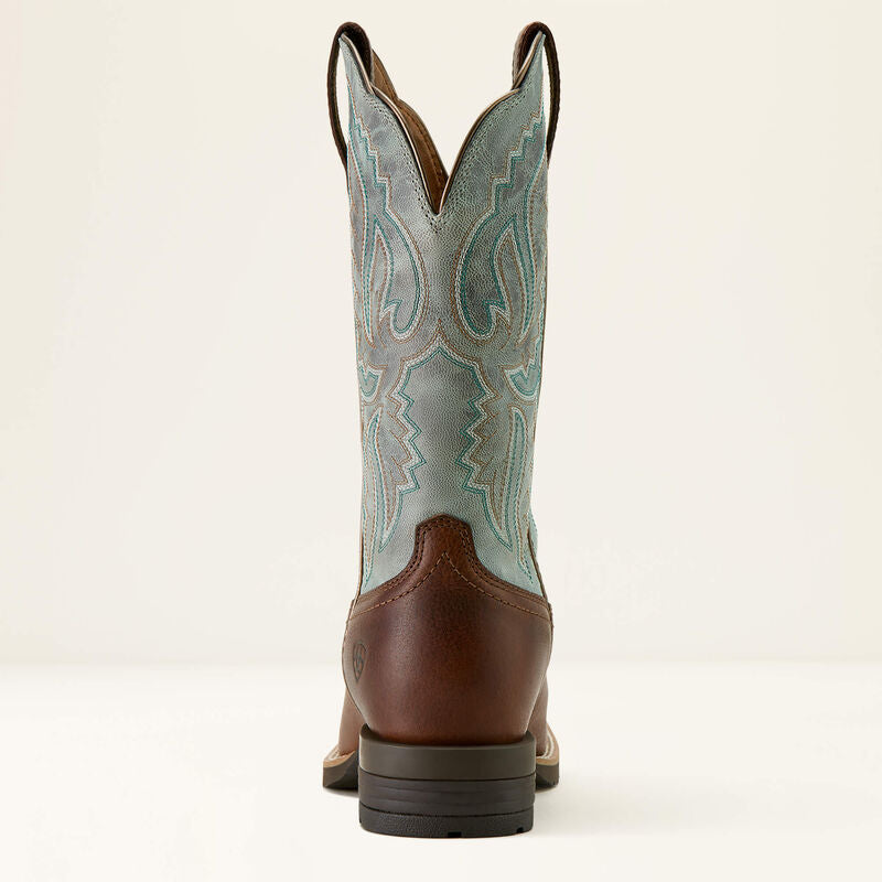 ARIAT WOMEN PEANUT WORN DENIM HYBRID RANCHWORK - 10064003