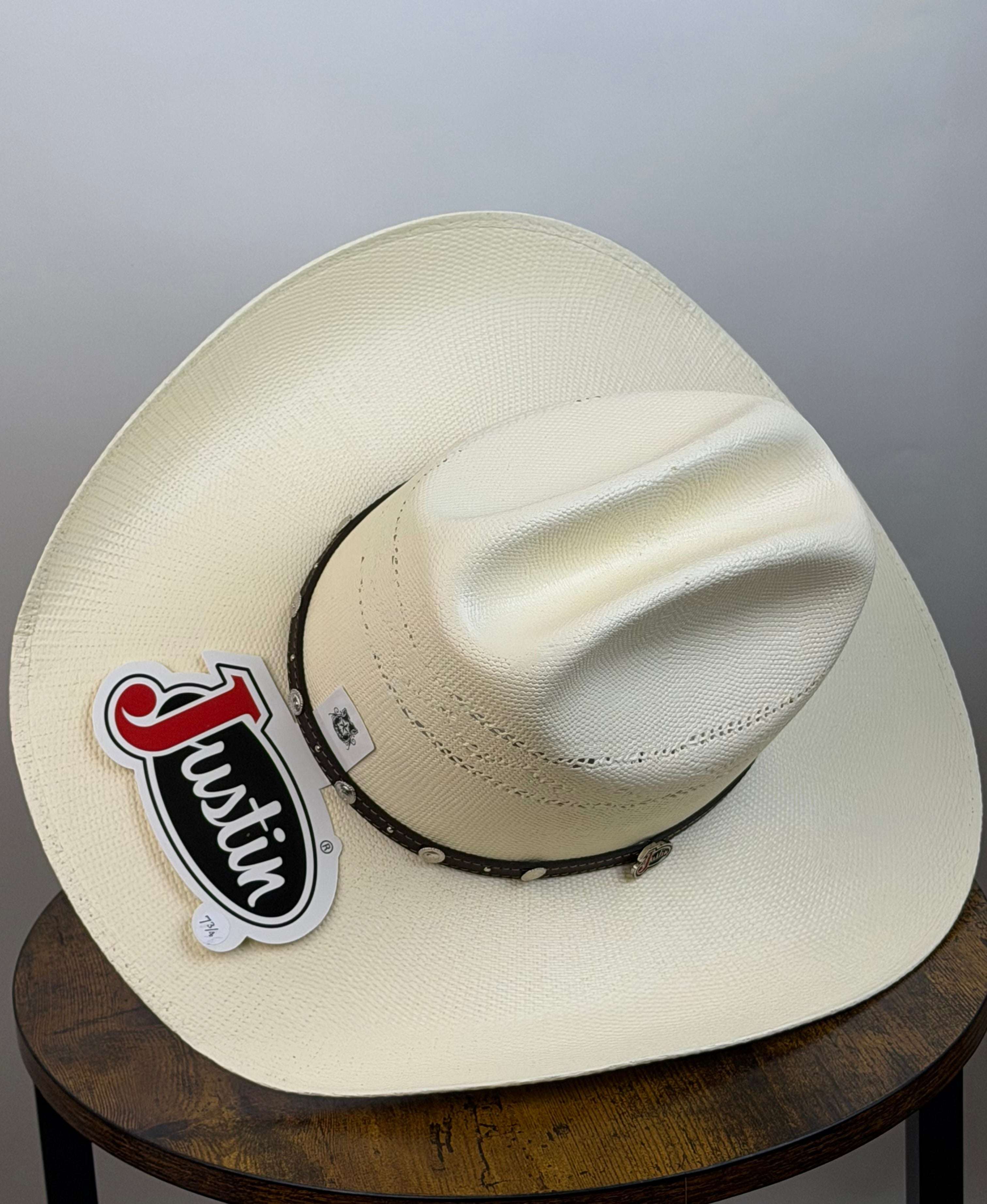 JUSTIN 20X NASH IVORY STRAW HAT JUS12706 Laherradurawwnc.com