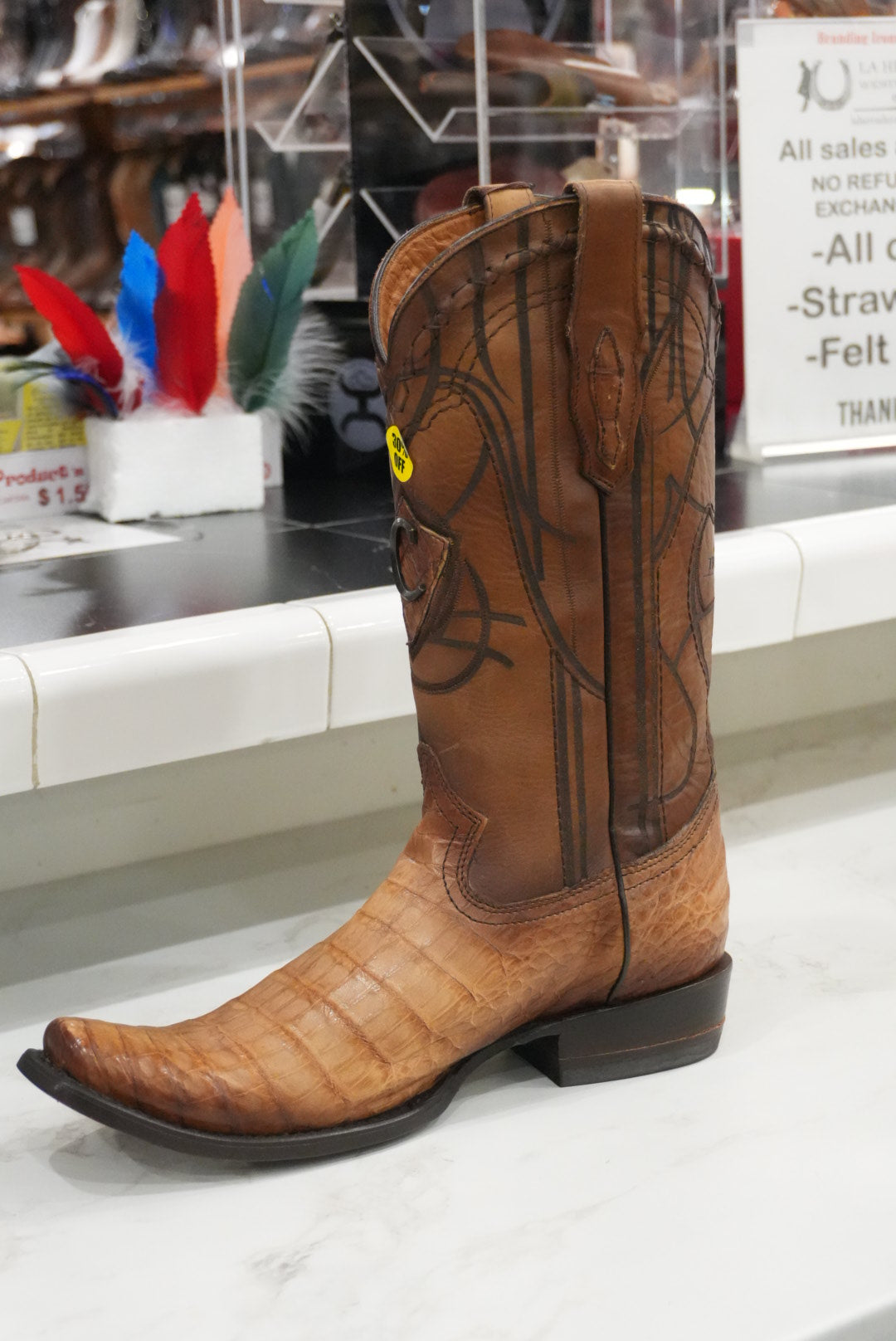 CUADRA FUSCUS BELLY ALMENDRA SEMI SQUARE TOE 1J10FY