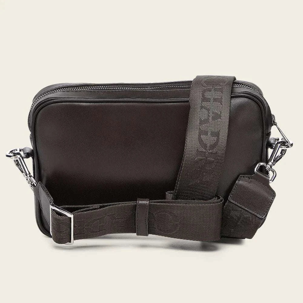 BOLSA CUADRA MENS ALLIGATOR CERDENA CAFE LASER ZIP DU729 Laherradurawwnc.com