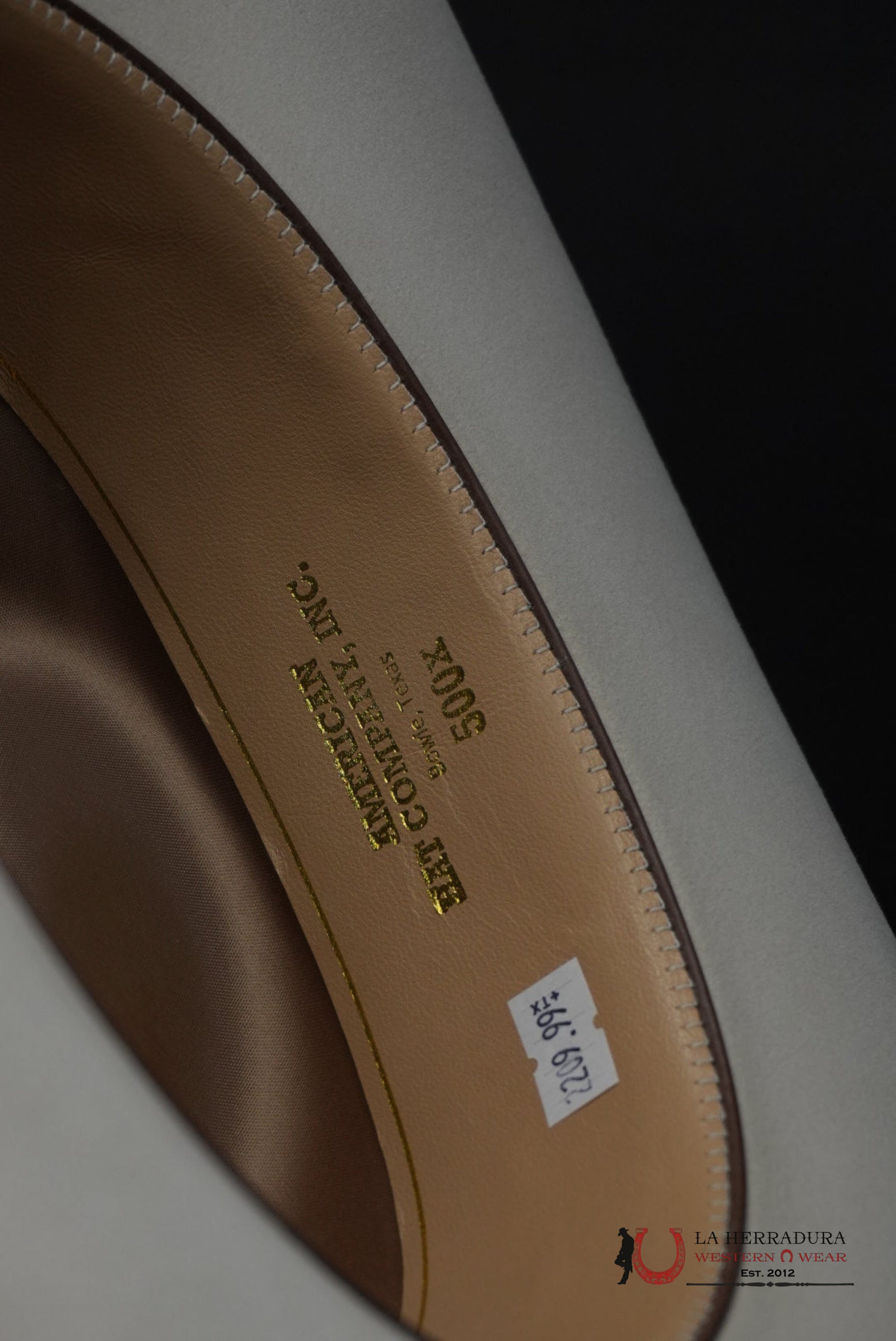 500X American Felt Hat Silver Sand TEJANA