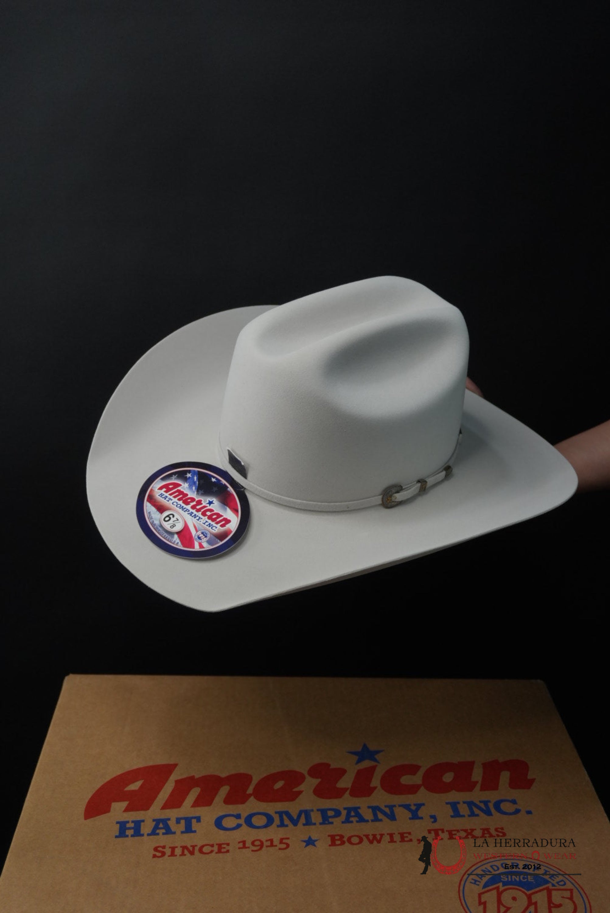 500X American Felt Hat Silver Sand TEJANA