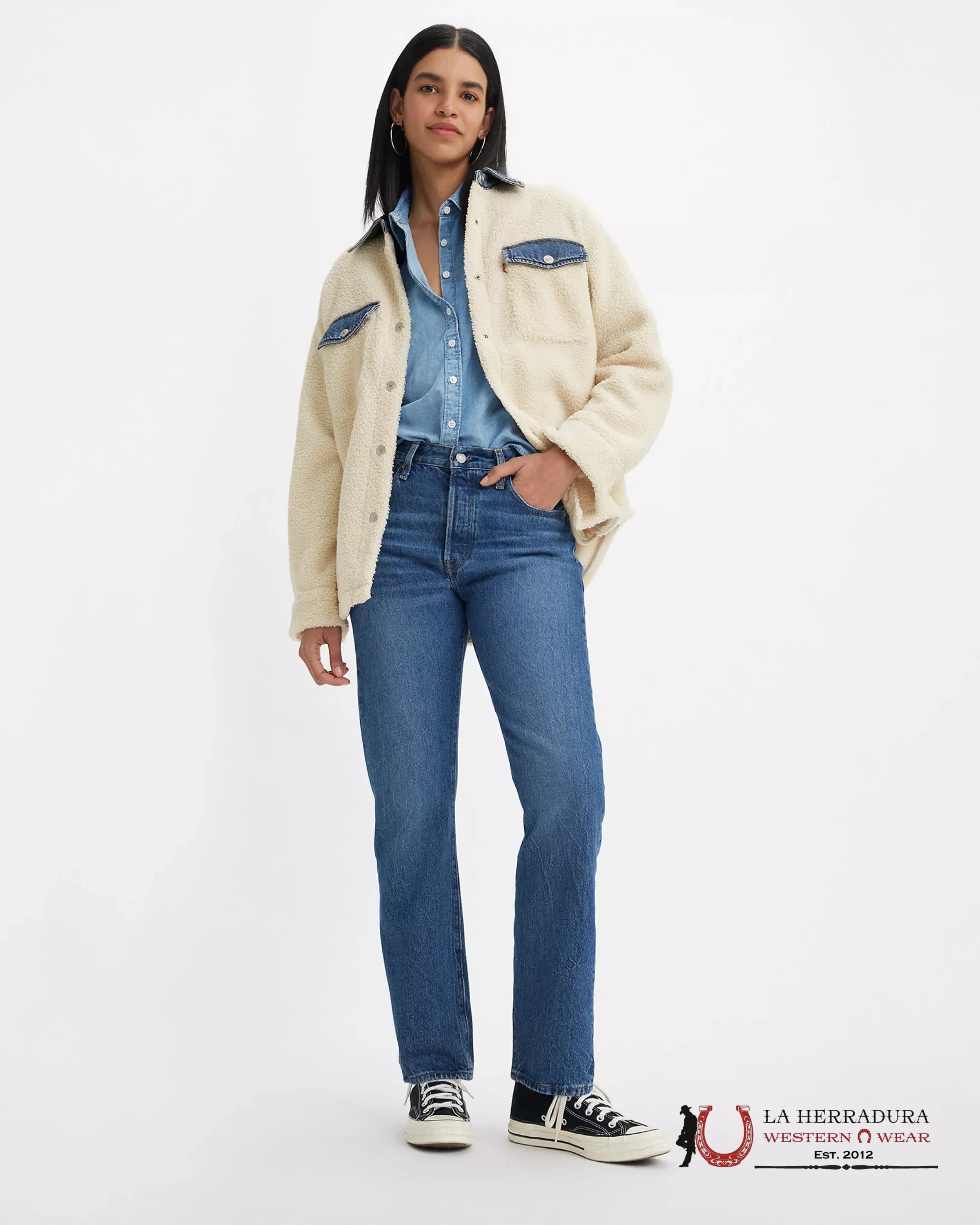 501 Original Fit Women’s Jean - Erin Can’t Wait - Medium Wash - 0526 LEVIS JEANS