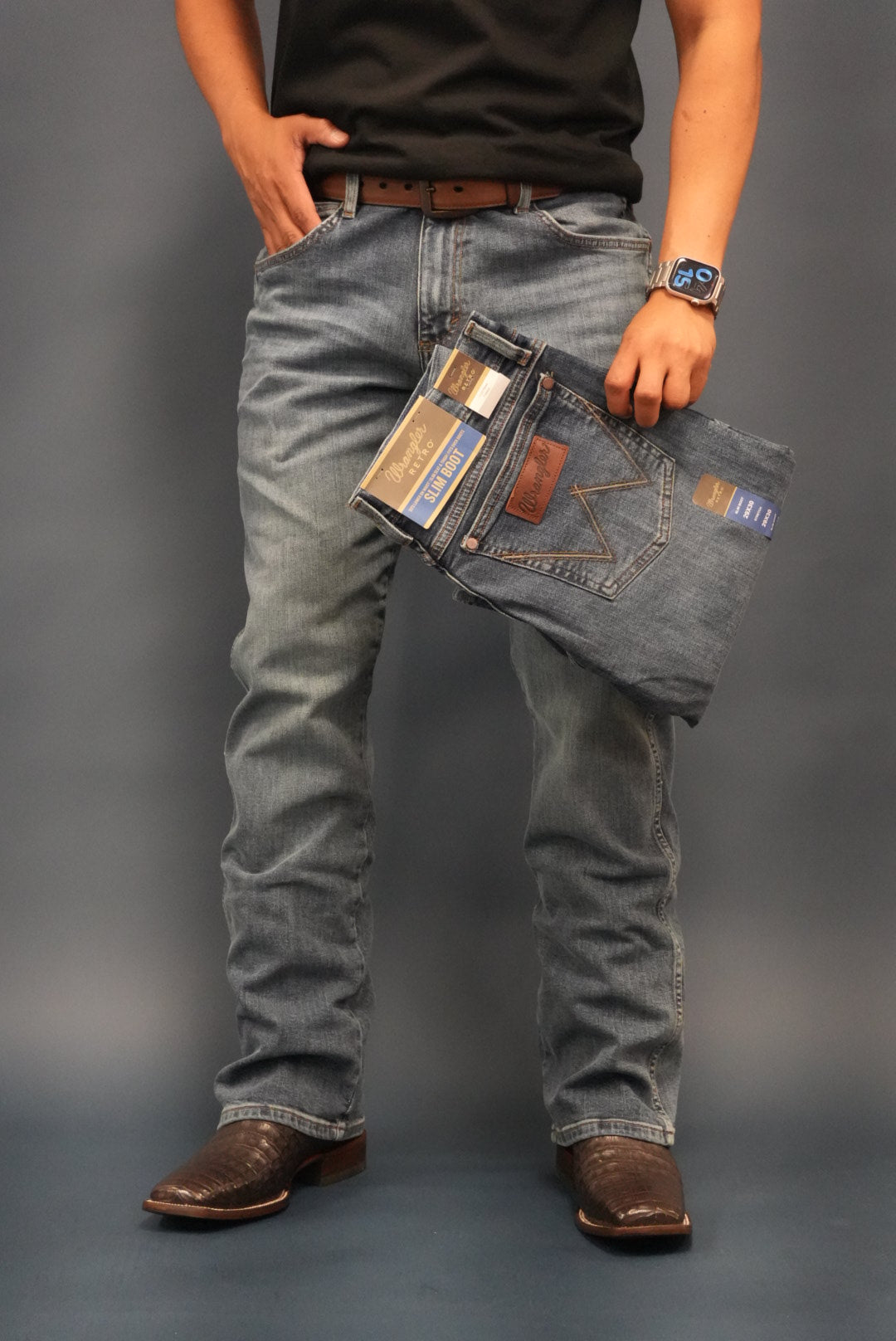 WRANGLER RETRO SLIM BOOT -112378844-77MWZ