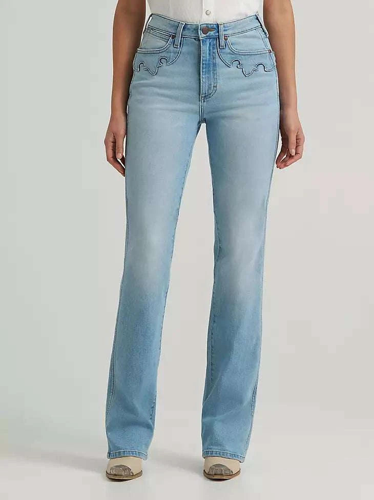 WRANGLER WOMENS HIGH RISE BOOT CUT - 112379374 Laherradurawwnc.com