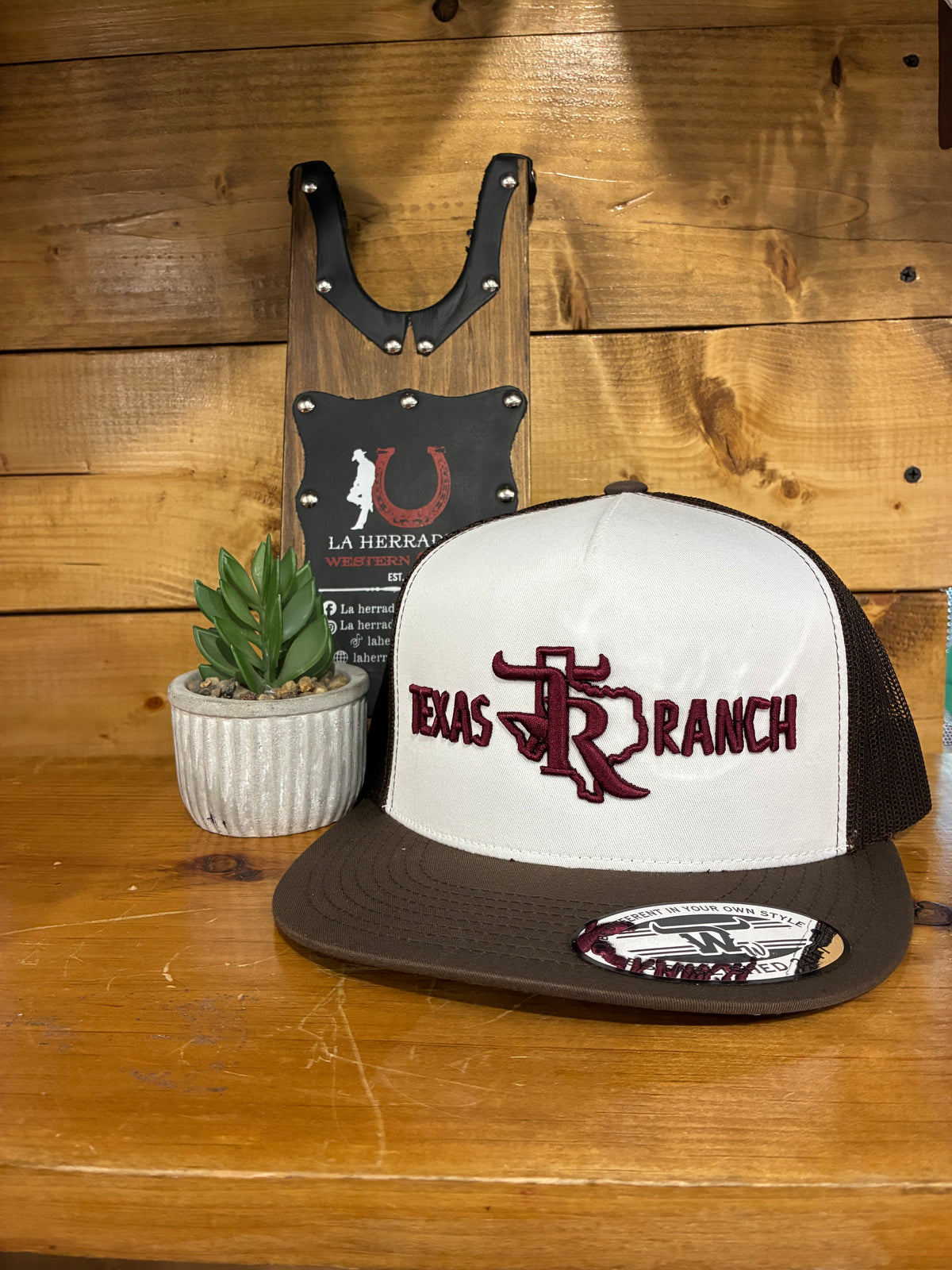 TEXAS RANCH SNAPBACK BROWN/BURG 1.7
