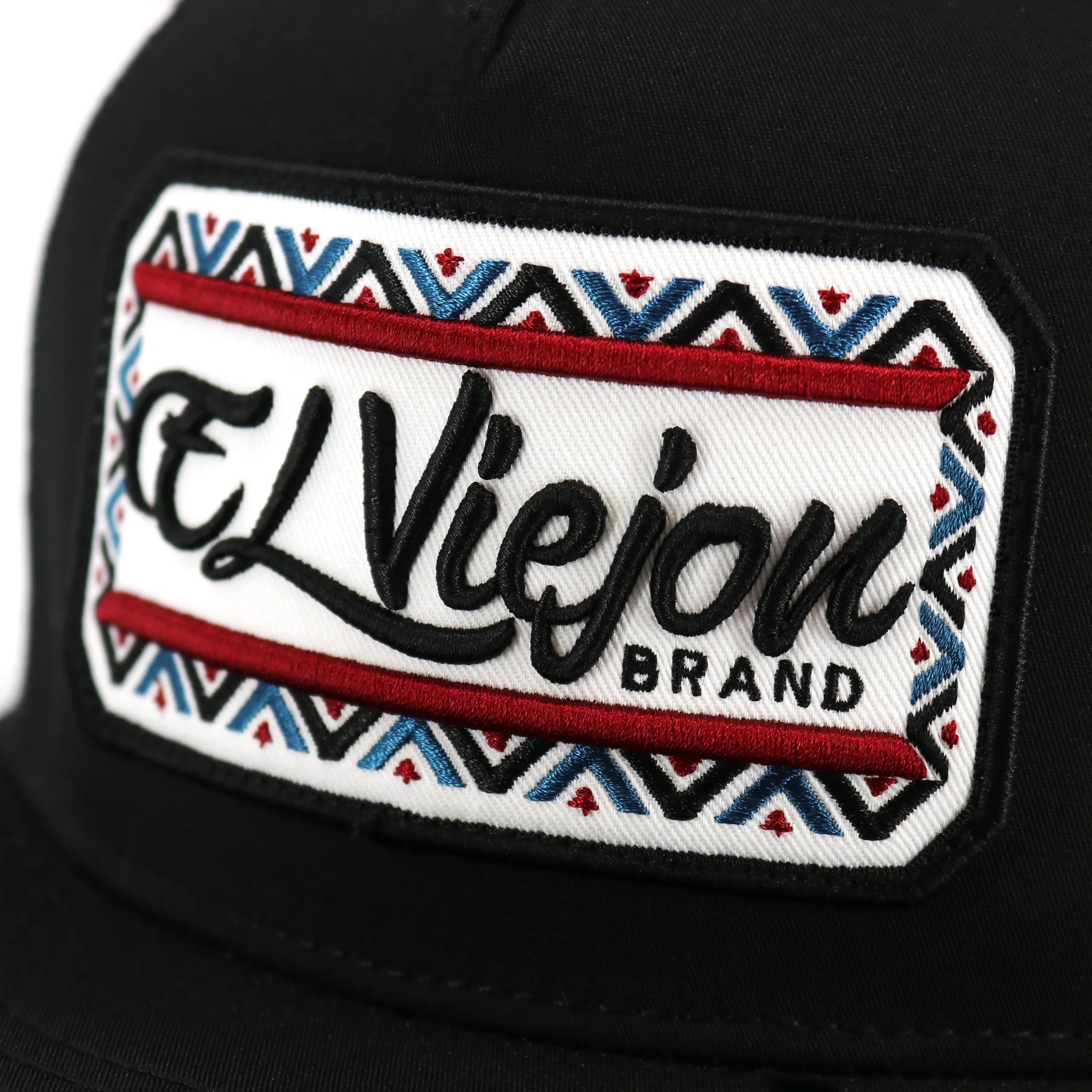 EL VIEJON NAYARIT BLACK FLAT VISOR HAT