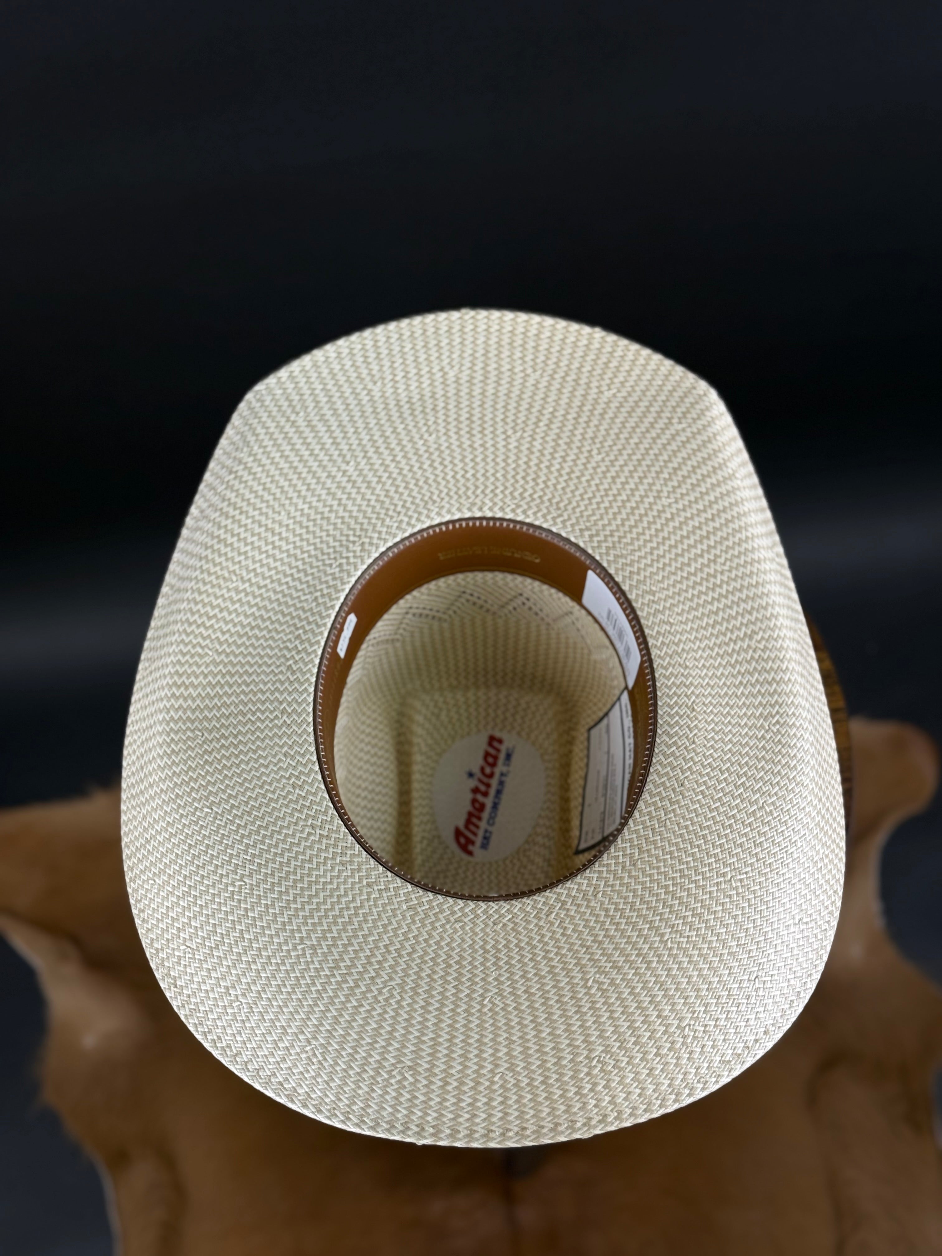 5700 AMERICAN HAT ROUND OVAL STRAW HAT STYLE