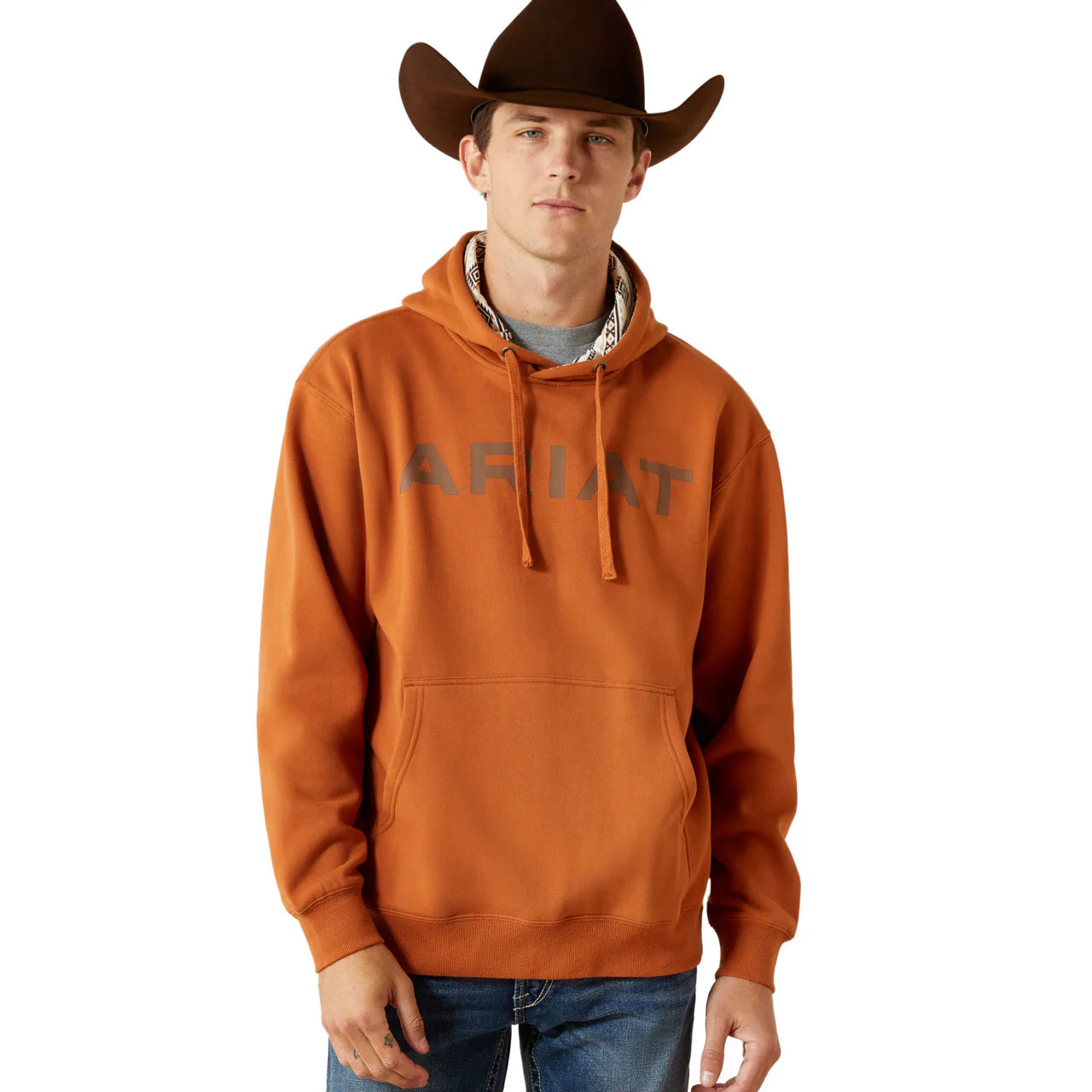 ARIAT MENS STITCH SHIELD LOGO HOODIE ADOVE 10062493