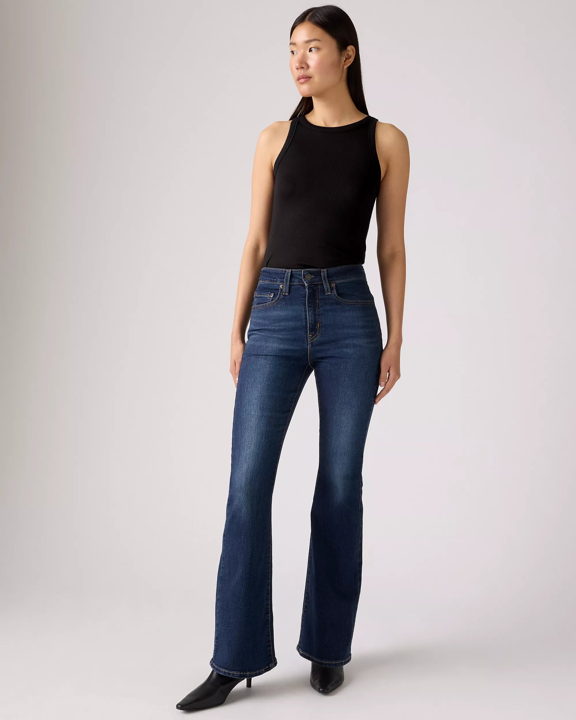 726 High Rise Flare Women's Jeans - Health is Wealth - Wash - A34100081