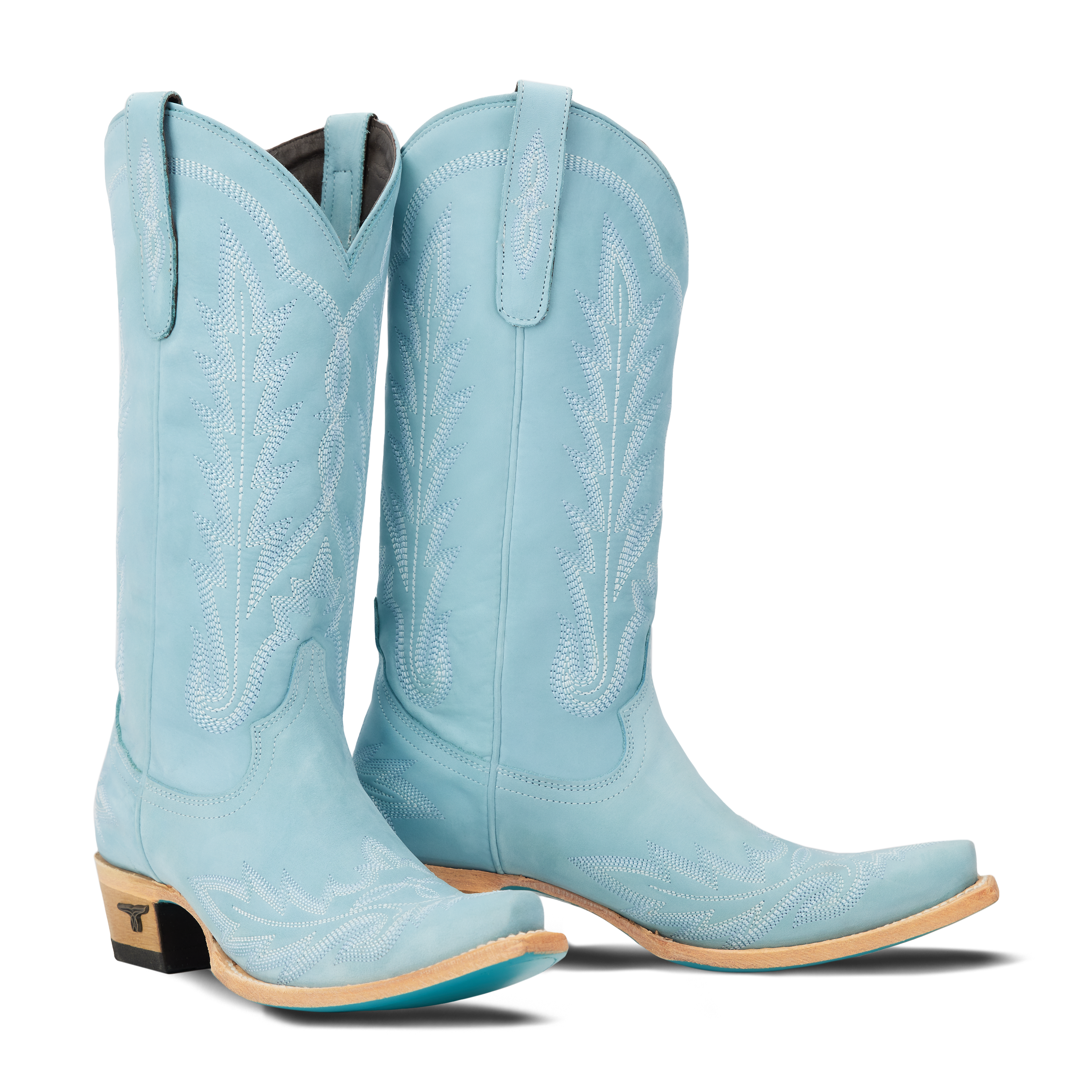 LANE WOMEN LEXINGTON POWDER BLUE SNIP TOE BOOT LB0488L