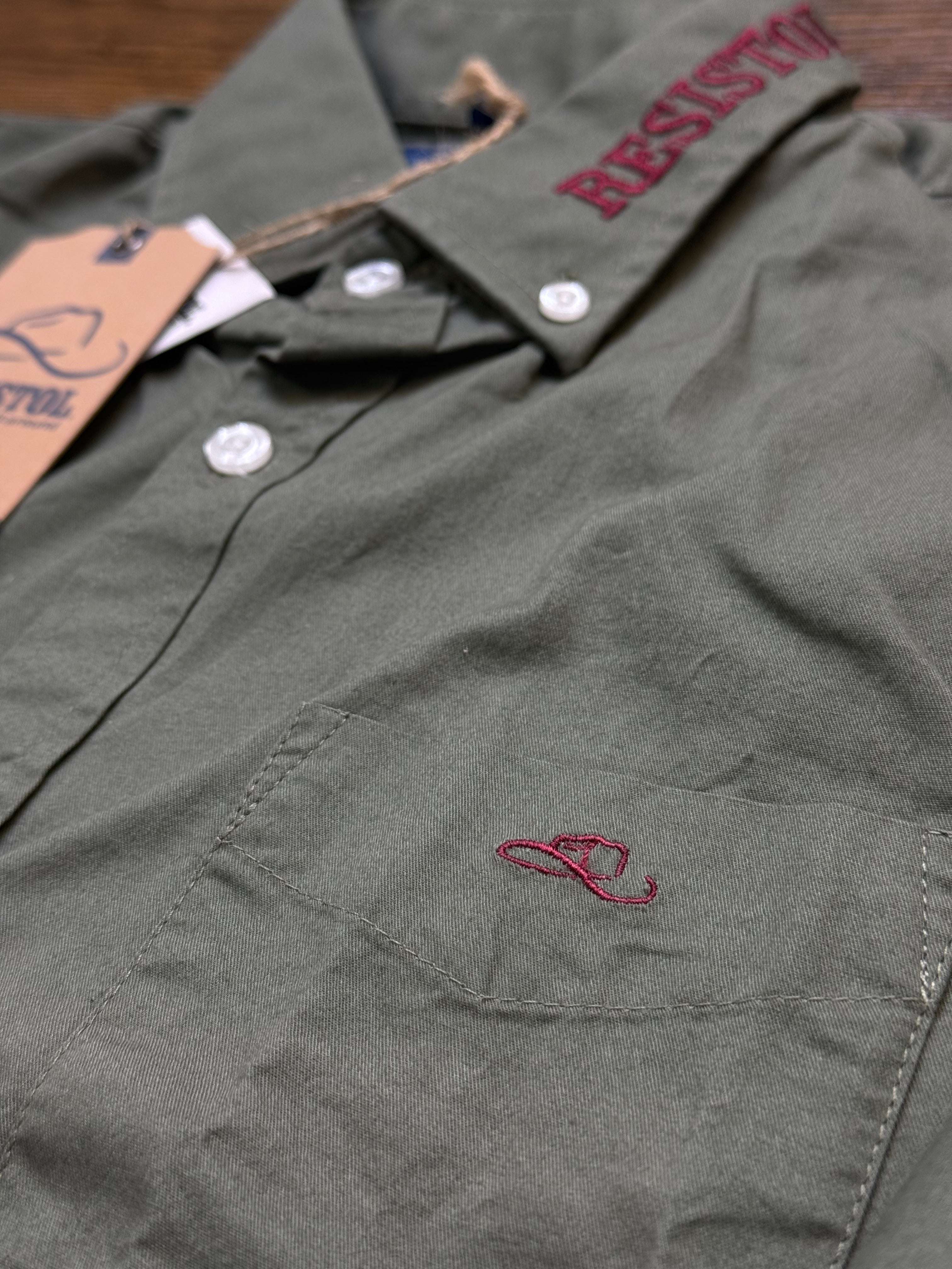 RESISTOL SHIPS KIDS LONGER SLEEVES CHILD GREEN BM15D3 Laherradurawwnc.com